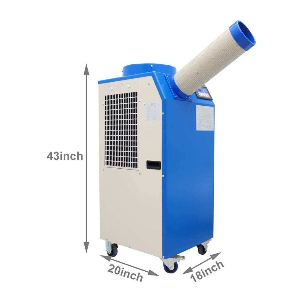 Heavy-Duty 220V Portable 11K BTU Outdoor Industrial Spot Cooler Air Conditioner (SAK59327) – SAKSBY WHOLESALE, view 9