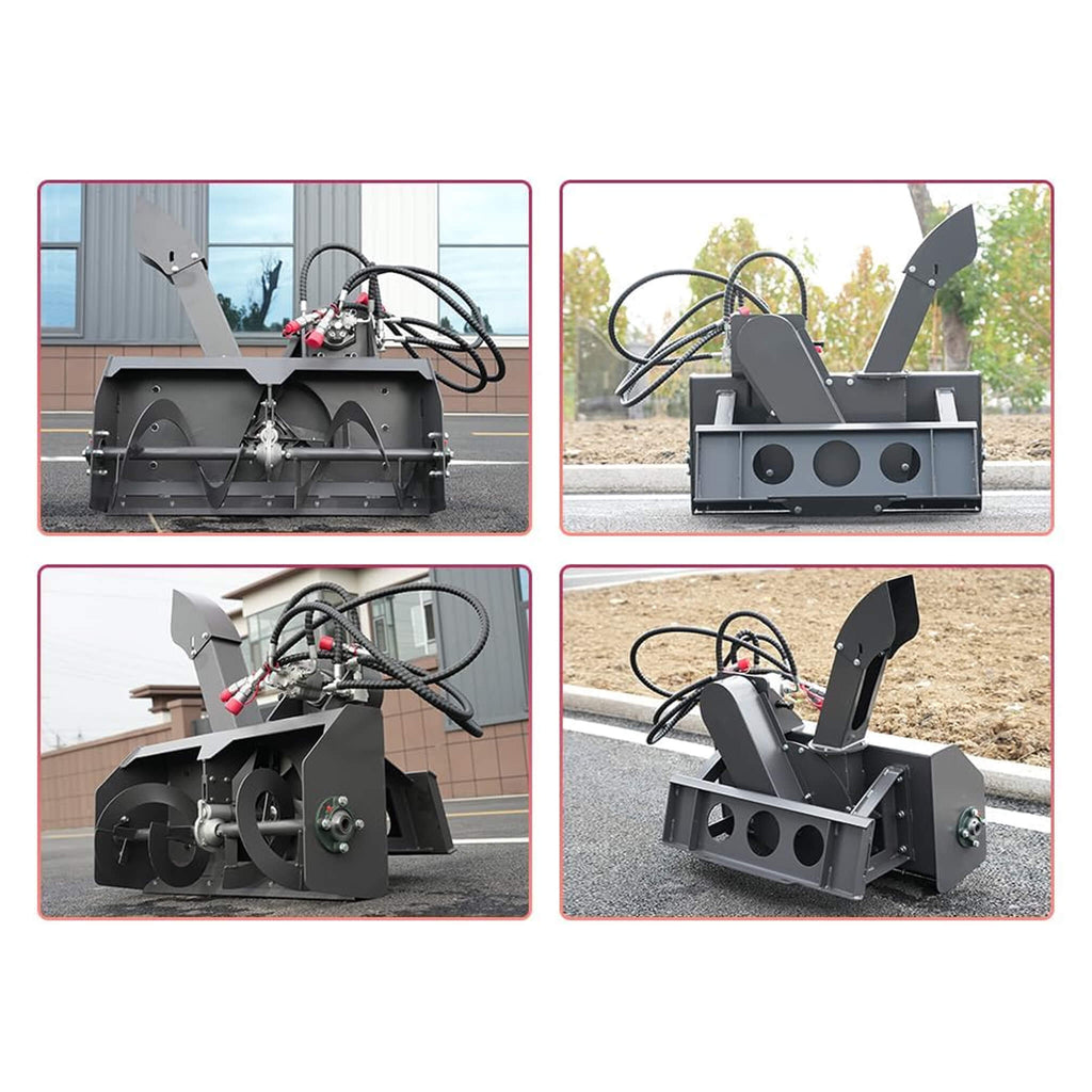 Heavy-Duty 23-Inch Skid Steer Snow Blower Attachment With Directional Chute (SAK94301) – SAKSBY WHOLESALE, view 4