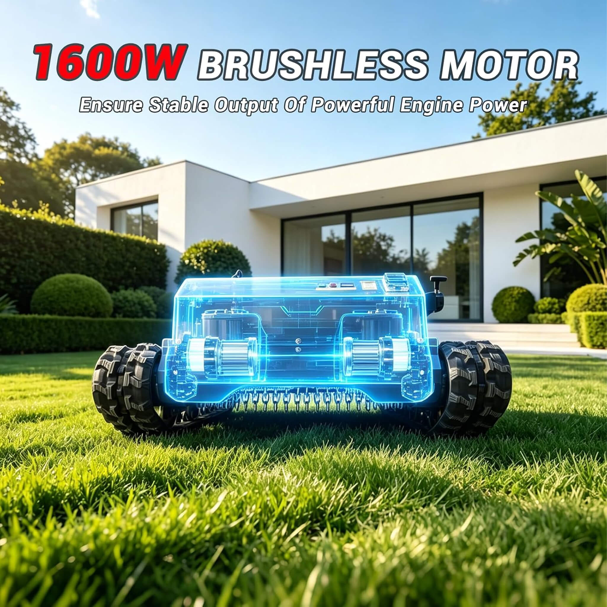 Heavy-Duty 23HP Remote-Controlled Track Mower With 35-Inch Deck (SAK62581) – SAKSBY WHOLESALE, view 3