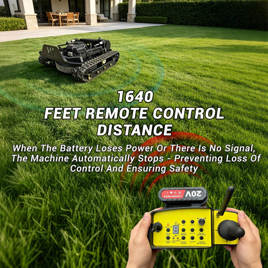 Heavy-Duty 23HP Remote-Controlled Track Mower With 35-Inch Deck (SAK62581) – SAKSBY WHOLESALE, view 6