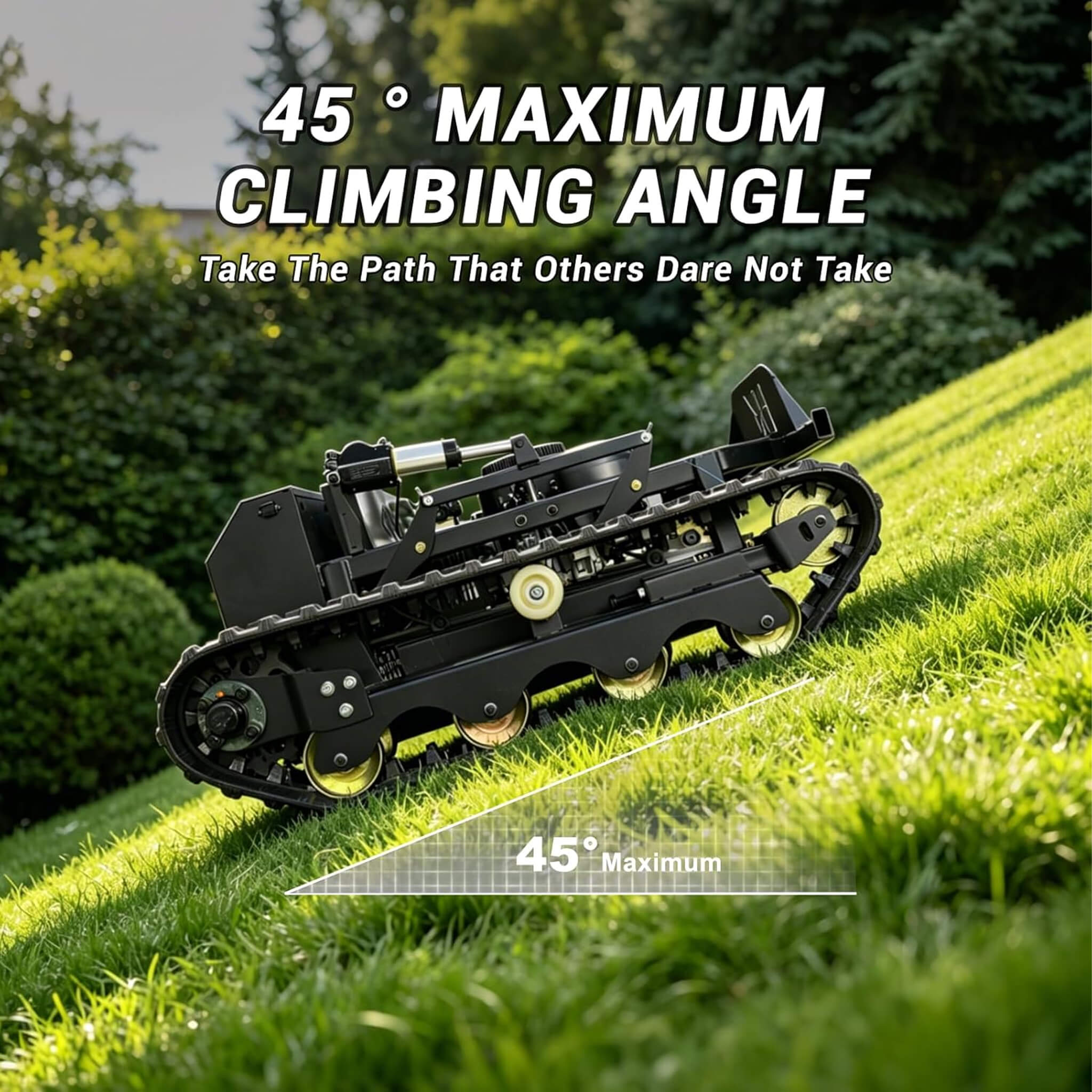 Heavy-Duty 23HP Remote-Controlled Track Mower With 35-Inch Deck (SAK62581) – SAKSBY WHOLESALE, view 4
