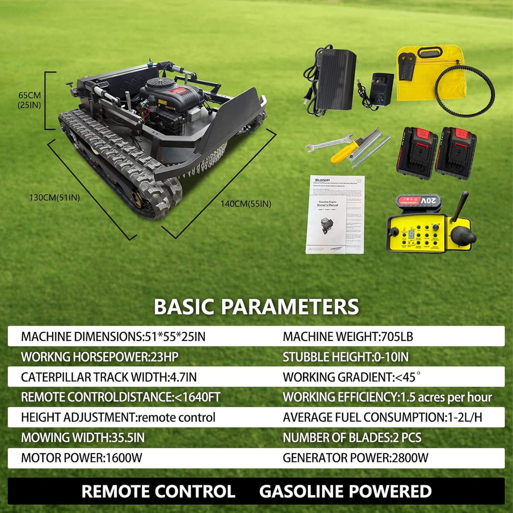 Heavy-Duty 23HP Remote-Controlled Track Mower With 35-Inch Deck (SAK62581) – SAKSBY WHOLESALE, view 10