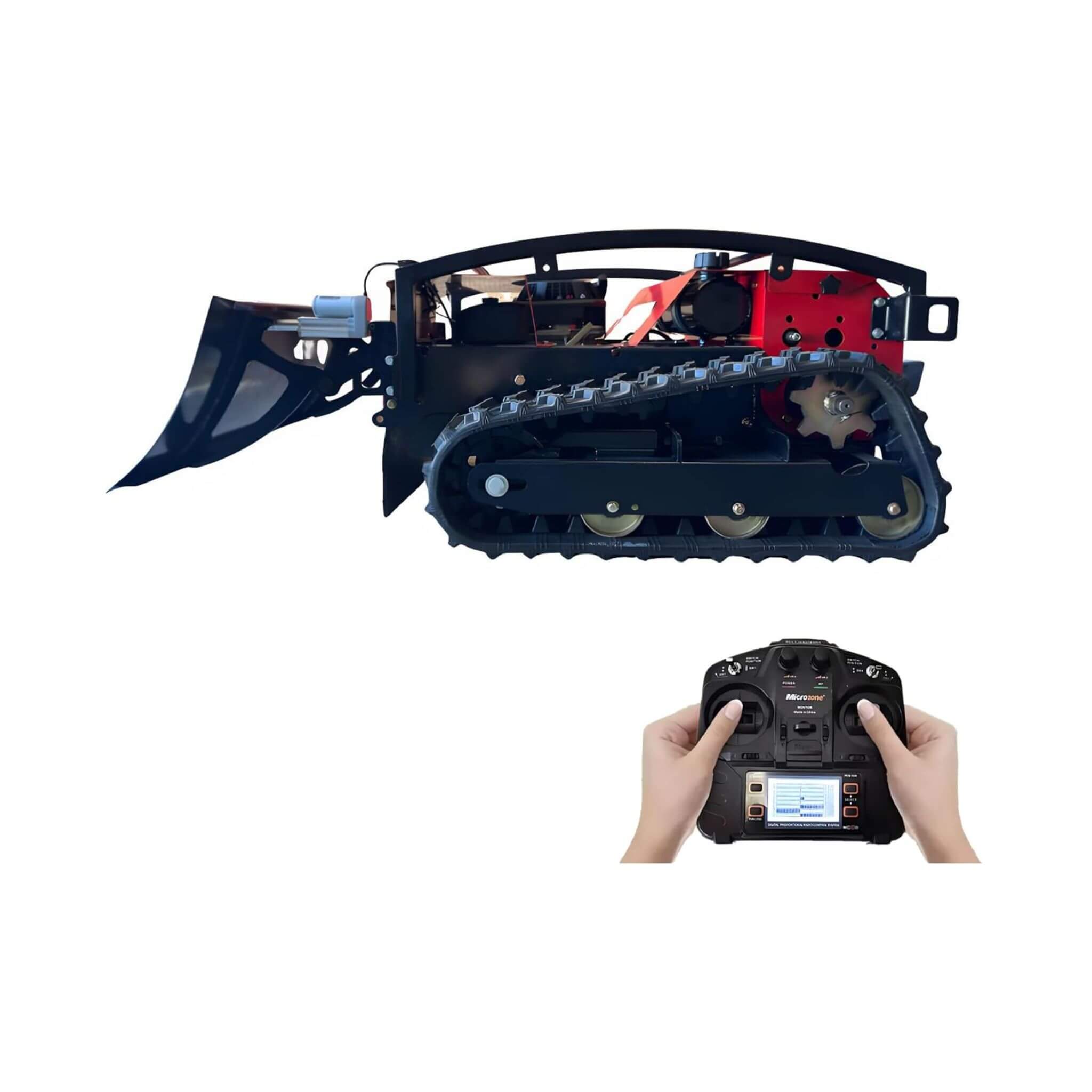 Heavy-Duty 24-Inch 9HP Commercial Remote-Controlled Lawn Mower With Snow Plow (SAK31078) – SAKSBY WHOLESALE, view 5