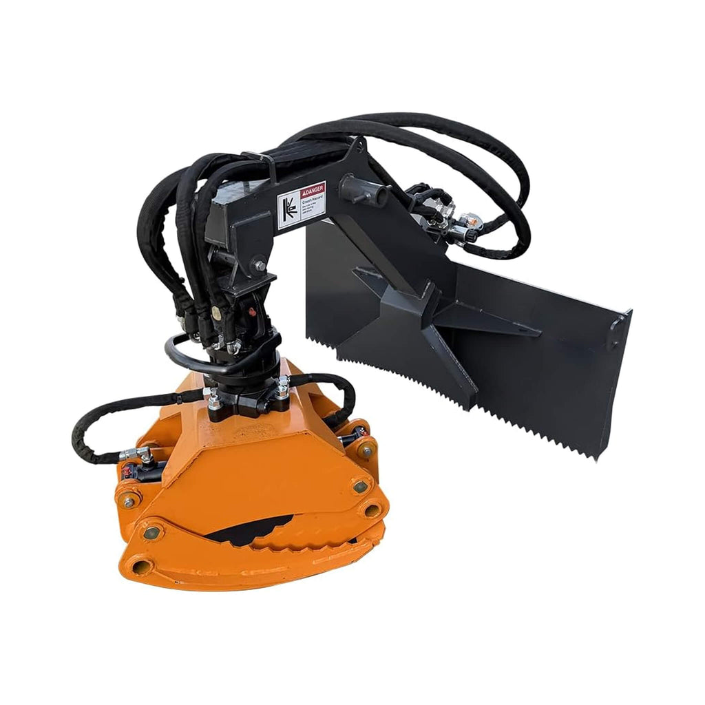 Heavy-Duty 360-Degree Rotating Log Grapple Skid Steer Attachment (SAK43867) – SAKSBY WHOLESALE