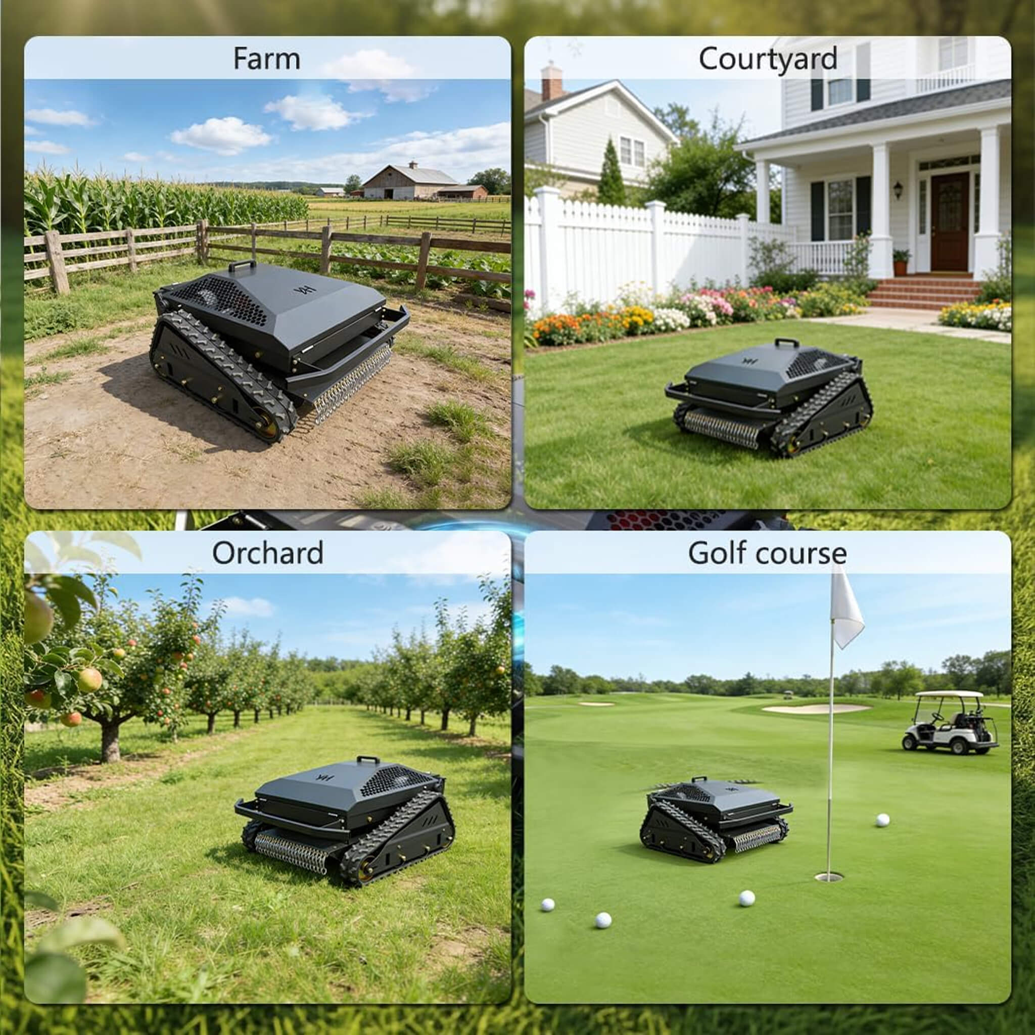 Heavy-Duty 452CC 31-Inch Remote-Controlled Tracked Lawn Mower (SAK38617) – SAKSBY WHOLESALE, view 8
