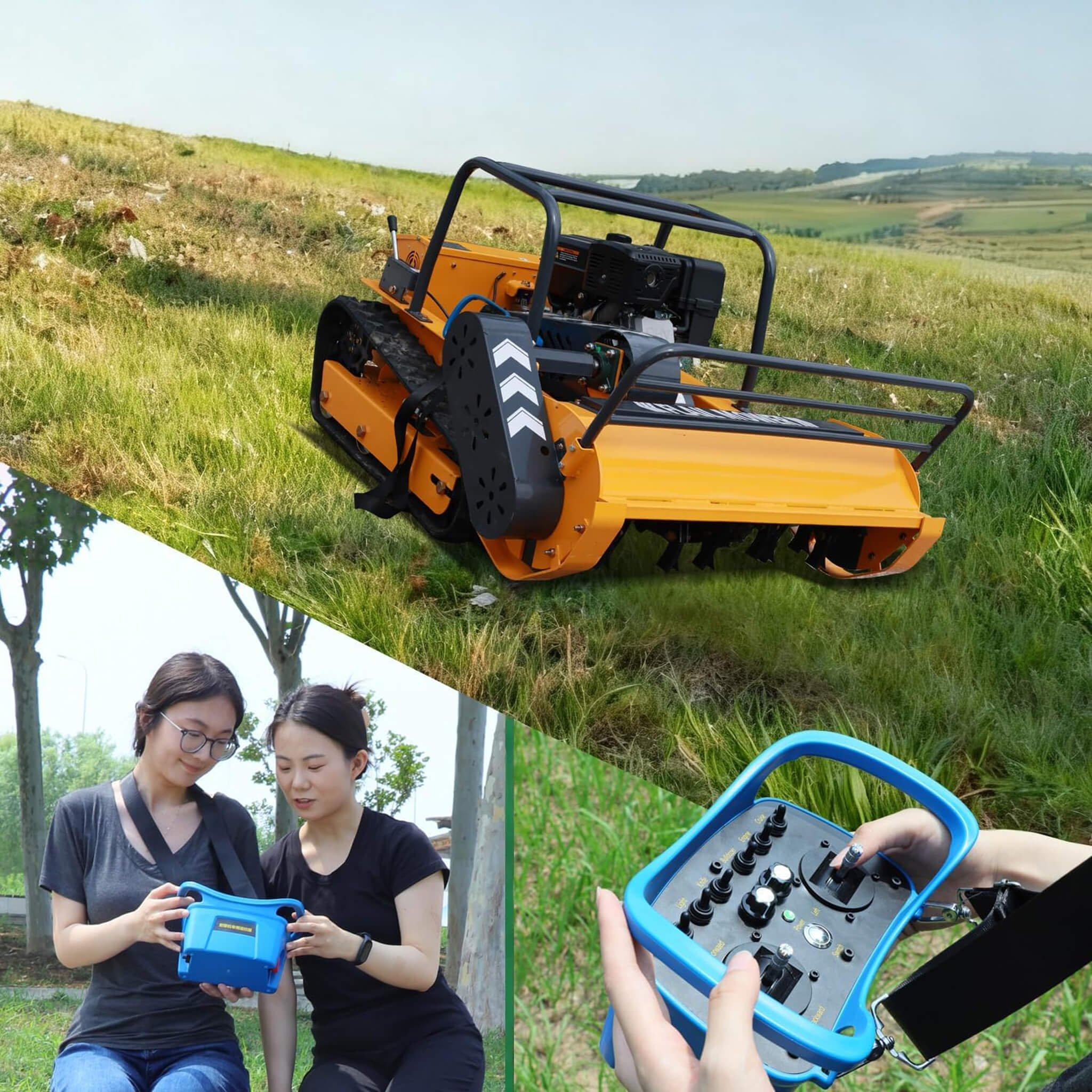 Heavy-Duty 459CC Commercial Remote-Controlled Hybrid Mower (SAK68124) – SAKSBY WHOLESALE, view 10