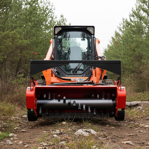 Heavy-Duty 46-Inch Drum Forestry Skid Steer Mulcher Attachment (SAK30495) – SAKSBY WHOLESALE