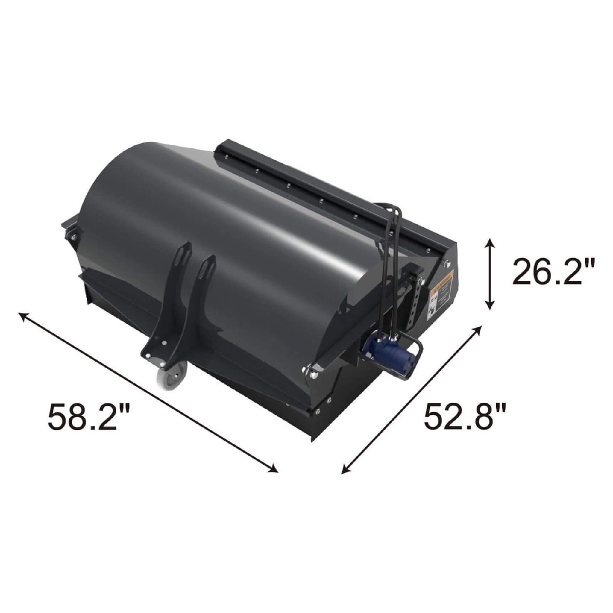 Heavy-Duty 48-Inch Mini Skid Steer Sweeper Attachment (SAK94820) – SAKSBY WHOLESALE, view 7