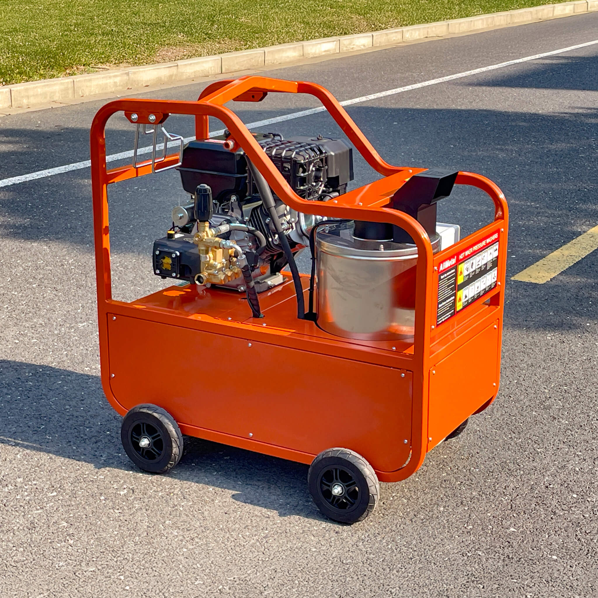 Heavy-Duty 4GPM 4000PSI Commercial Portable Hot Water Pressure Power Washer (SAK26013) – SAKSBY WHOLESALE, view 3