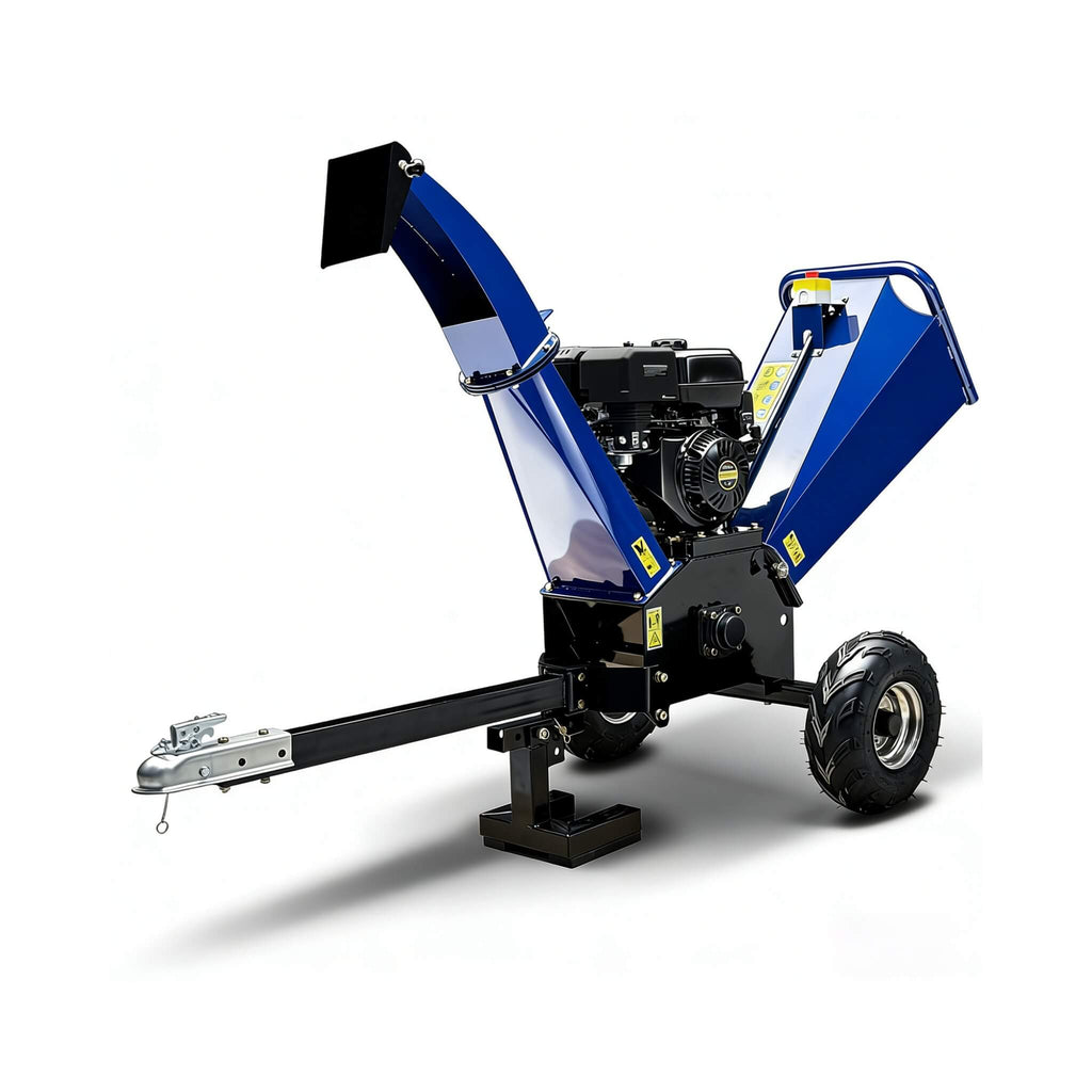 Heavy-Duty 5-Inch 15HP 420CC Gas Drum Wood Chipper Shredder With Electric Start And Tow Hitch (SAK48652) – SAKSBY WHOLESALE, 