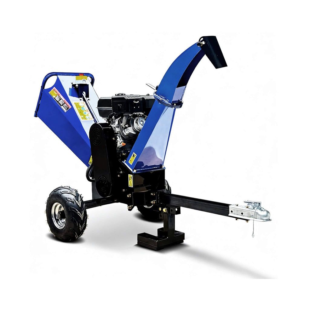 Heavy-Duty 5-Inch 15HP 420CC Gas Drum Wood Chipper Shredder With Electric Start And Tow Hitch (SAK48652) – SAKSBY WHOLESALE, 