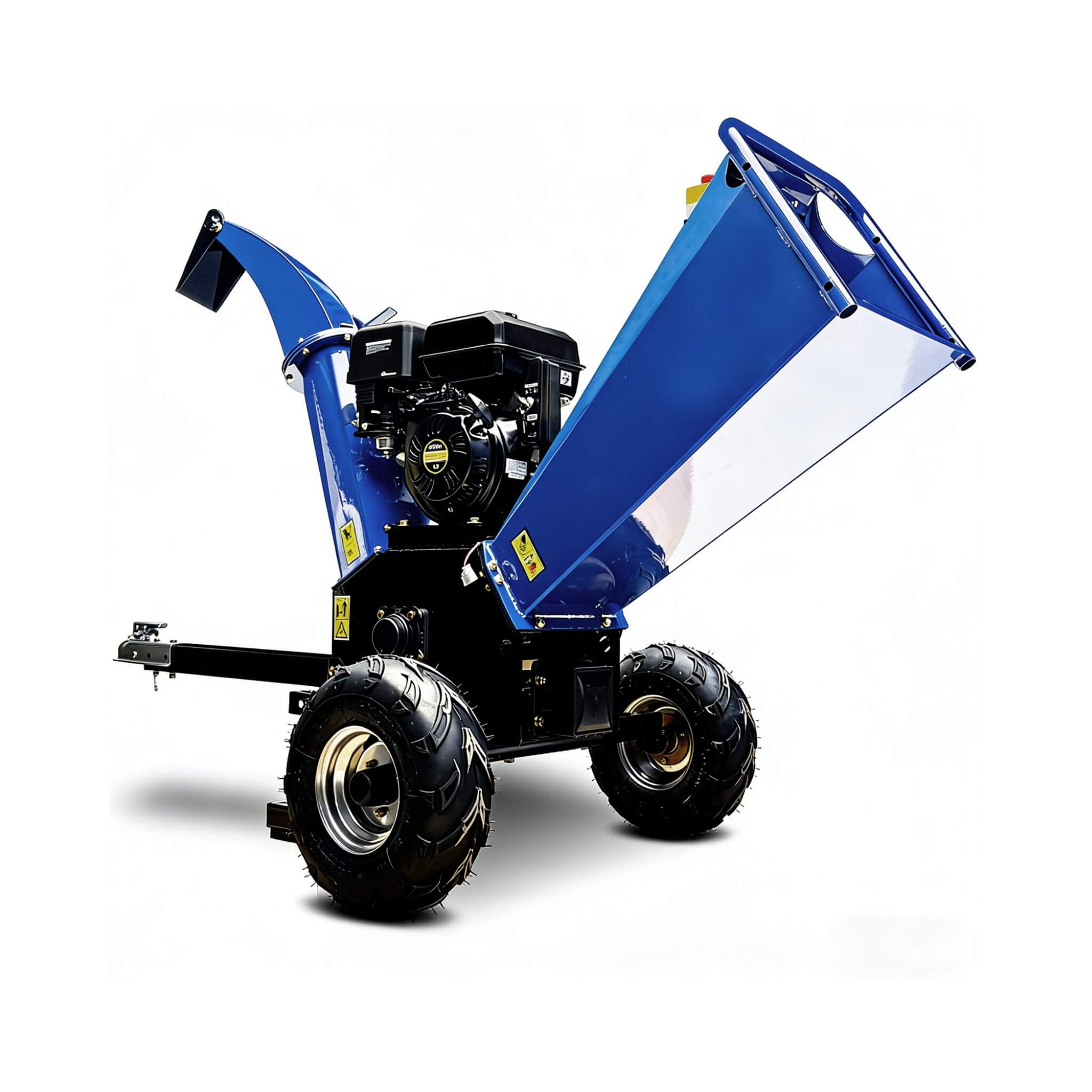 Heavy-Duty 5-Inch 15HP 420CC Gas Drum Wood Chipper Shredder With Electric Start And Tow Hitch (SAK48652) – SAKSBY WHOLESALE, 
