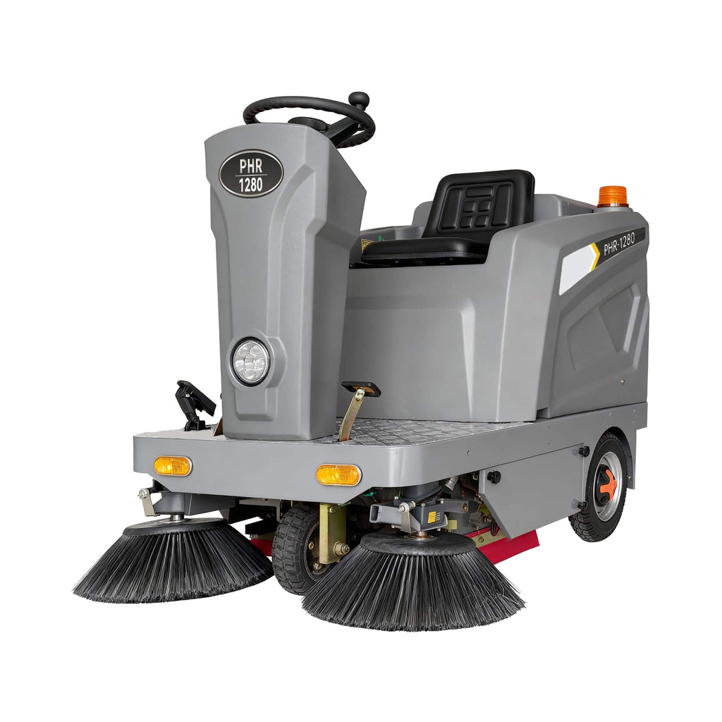 Heavy-Duty 51-Inch Electric Ride-On Floor Industrial Sweeper With Dustbin & Water Tank (SAK69418) – SAKSBY WHOLESALE, view 10