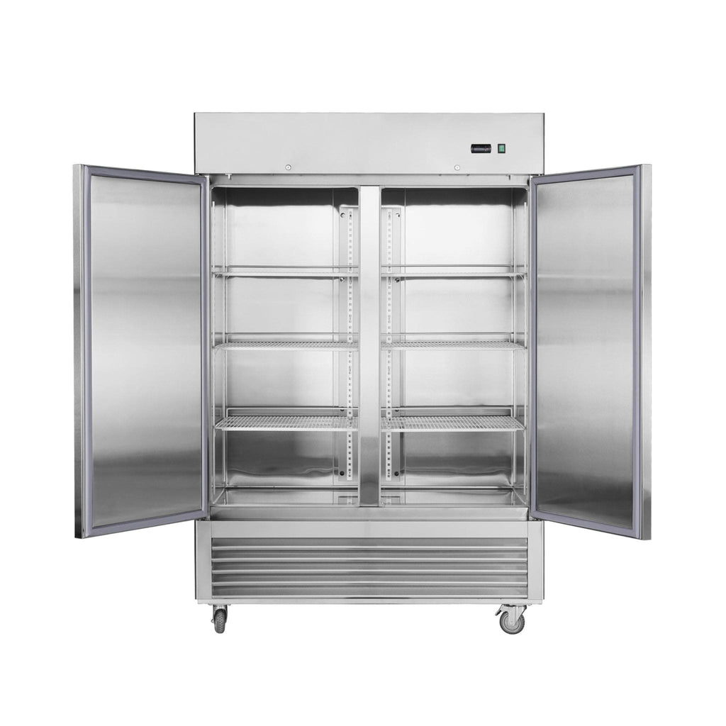 Heavy-Duty 54-Inch Stainless Steel 2-Door Reach-In Upright Commercial Freezer (SAK66598) – SAKSBY WHOLESALE, view 7
