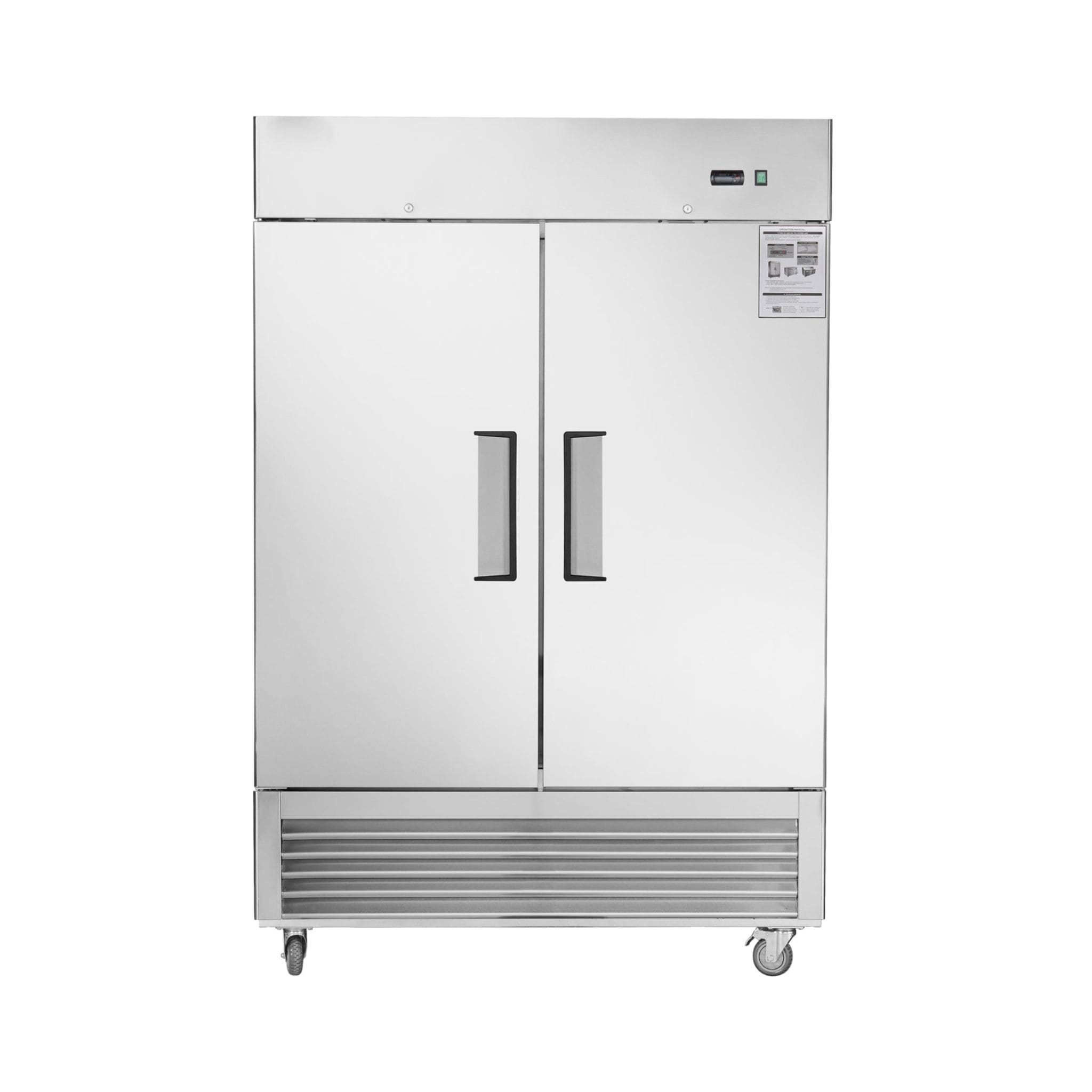Heavy-Duty 54-Inch Stainless Steel 2-Door Reach-In Upright Commercial Freezer (SAK66598) – SAKSBY WHOLESALE, view 6