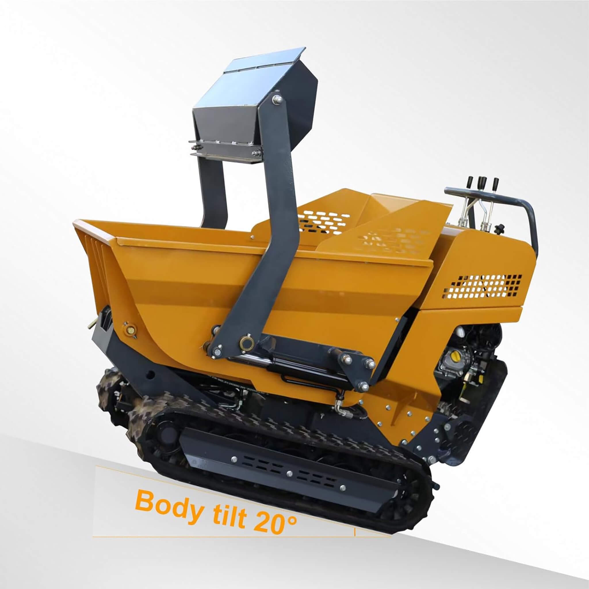 Heavy-Duty 6.5HP 1100LBS Tracked Hydraulic Dumper With Shovel (SAK62780) – SAKSBY WHOLESALE, view 8