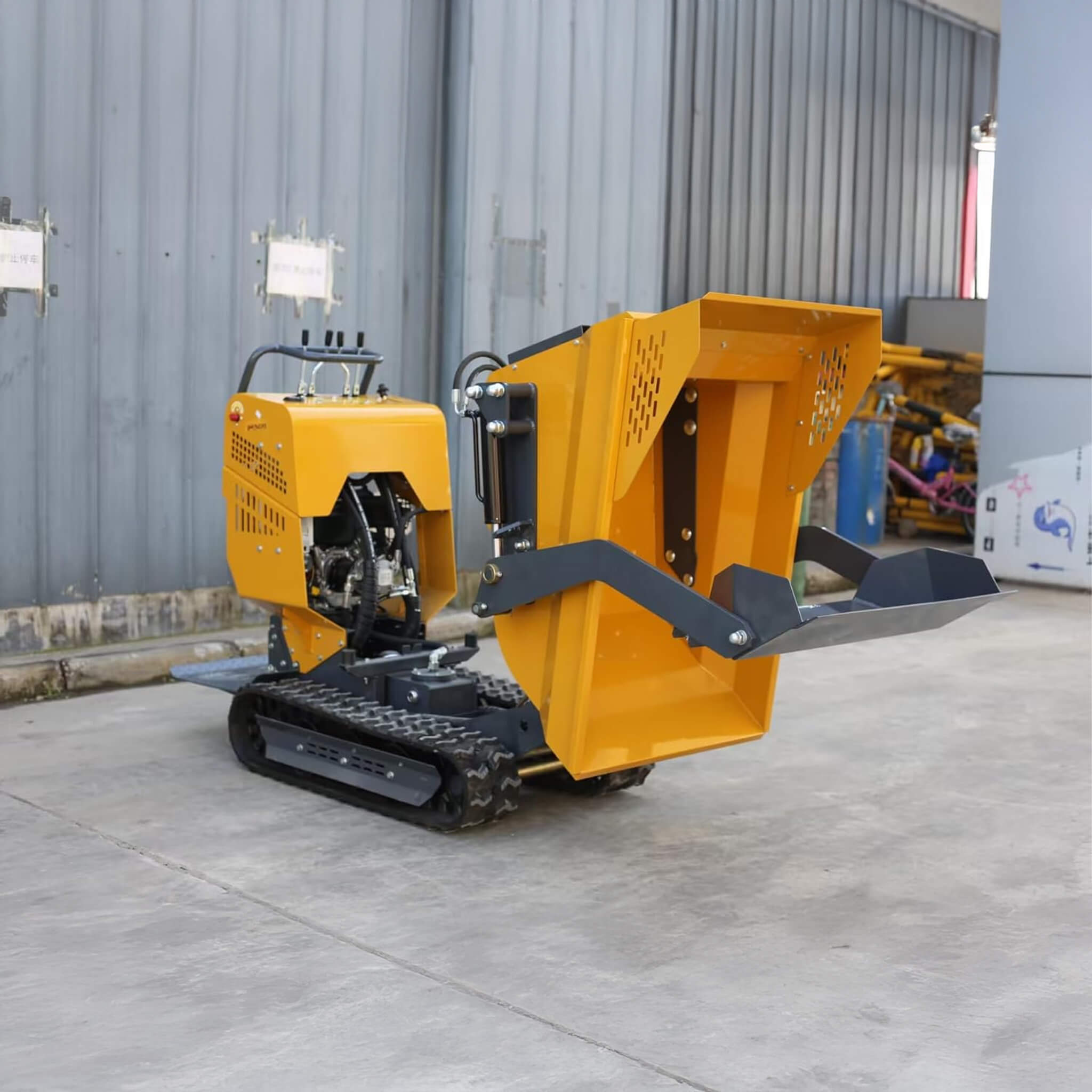 Heavy-Duty 6.5HP 1100LBS Tracked Hydraulic Dumper With Shovel (SAK62780) – SAKSBY WHOLESALE, view 5