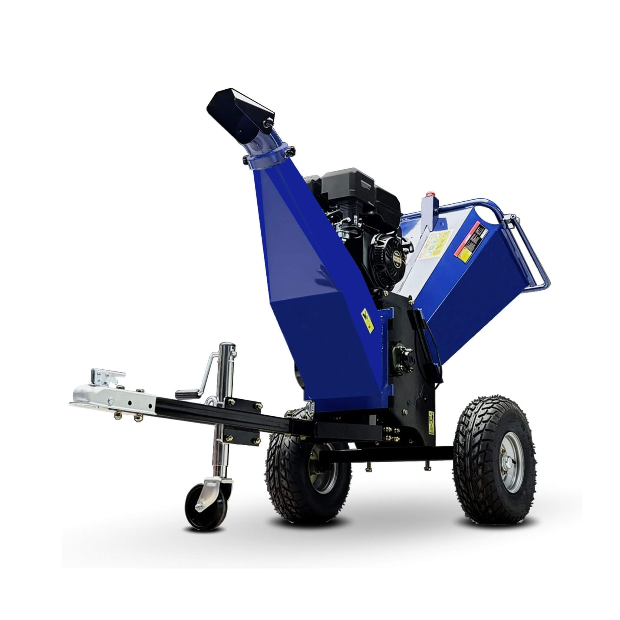 Heavy-Duty 6-Inch 15HP 420CC Towable Gas Drum Wood Chipper Shredder With Electric Start (SAK50896) – SAKSBY WHOLESALE, view 1