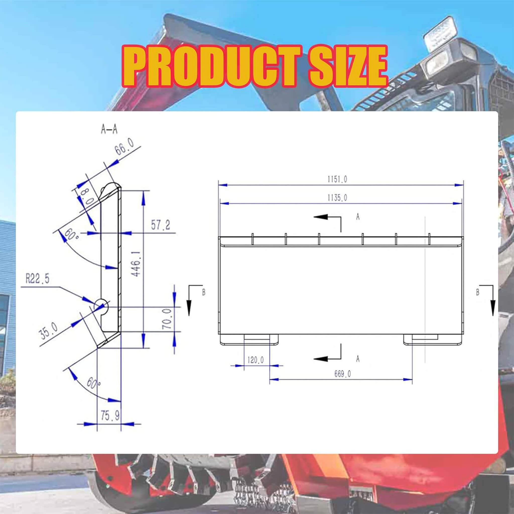 Heavy-Duty 60-Inch Hydraulic Forestry Mulcher Skid Steer Loader Attachment (SAK50792) – SAKSBY WHOLESALE, view 10