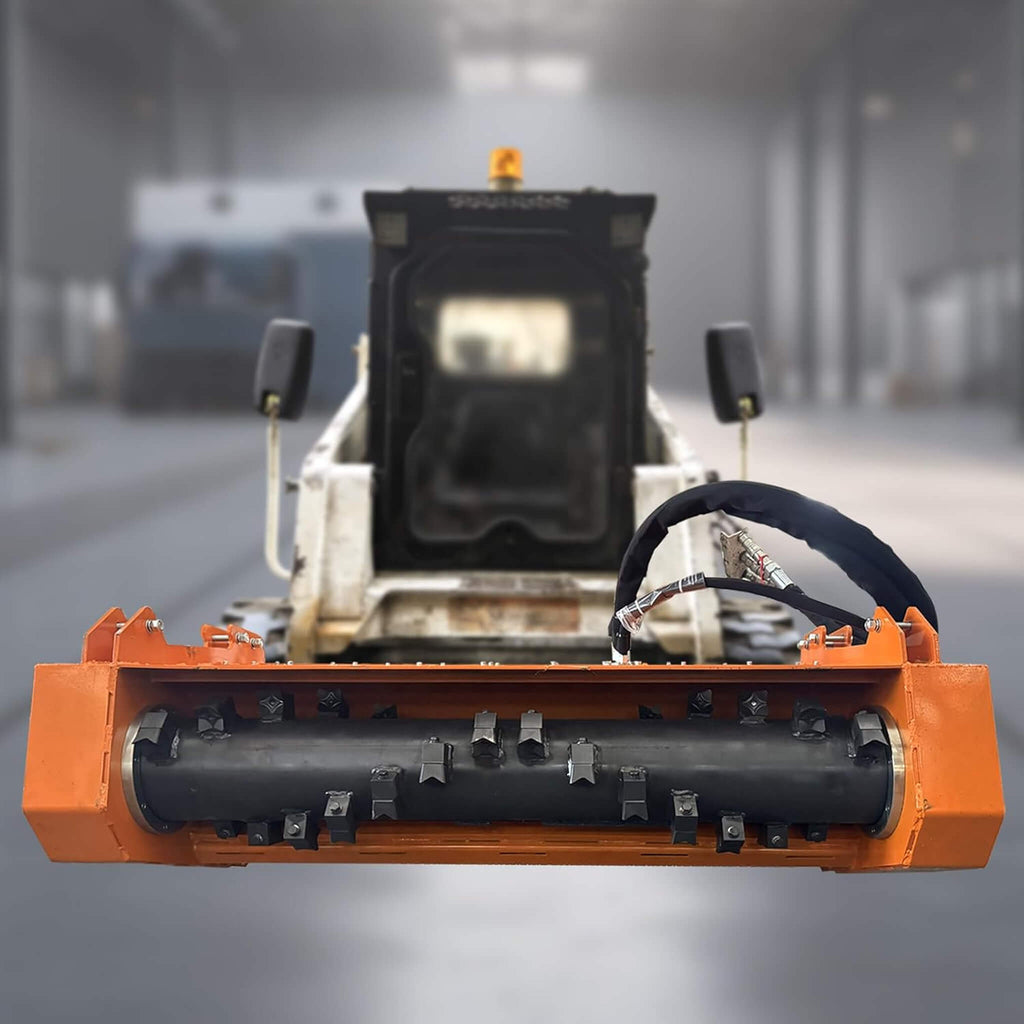 Heavy-Duty 60-Inch Hydraulic Skid Steer Loader Forestry Mulcher Attachment (SAK76249) – SAKSBY WHOLESALE, view 6