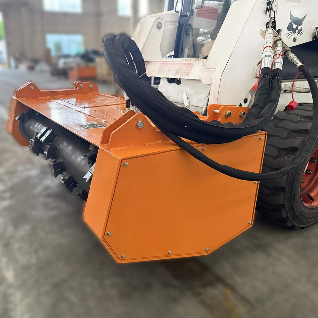 Heavy-Duty 60-Inch Hydraulic Skid Steer Loader Forestry Mulcher Attachment (SAK76249) – SAKSBY WHOLESALE, view 5