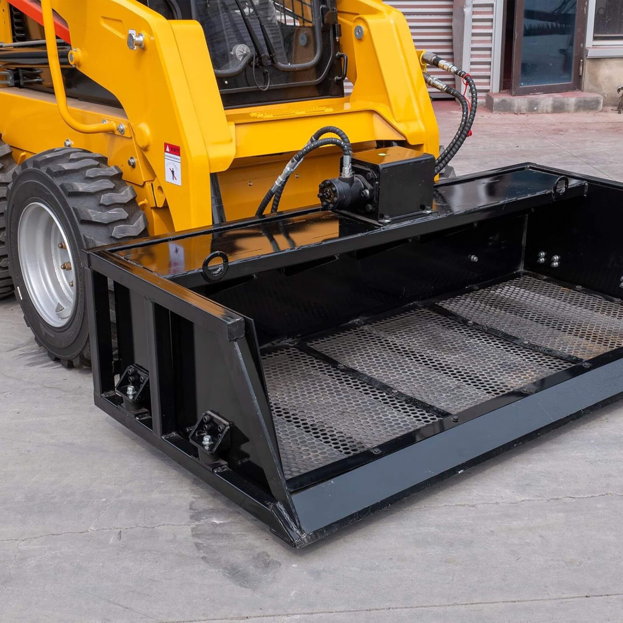 Heavy-Duty 60-Inch Topsoil Screening Skid Steer Bucket Attachment (SAK10294) – SAKSBY WHOLESALE, view 7