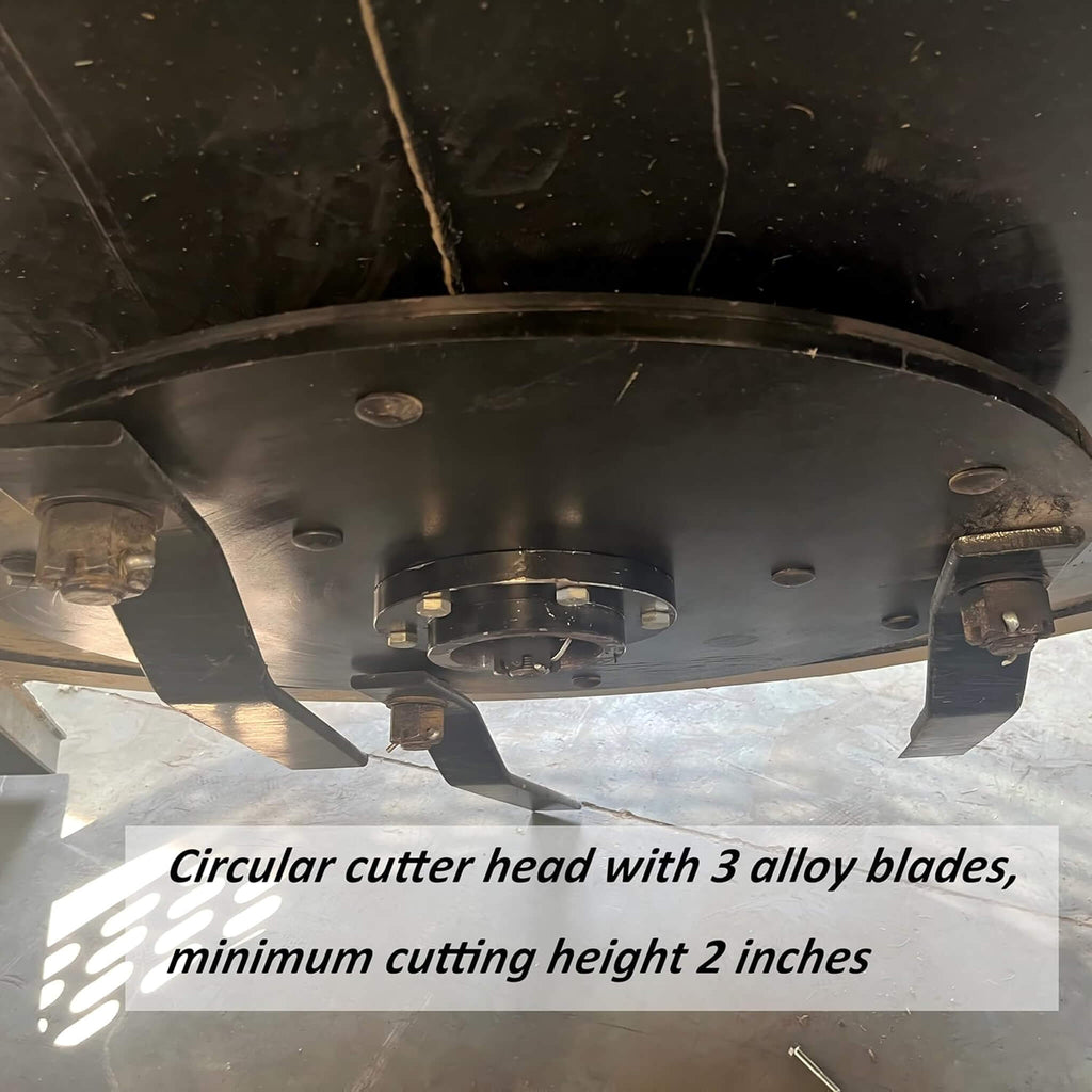 Heavy-Duty 66-Inch Open Front Deck Skid Steer Brush Cutter Attachment With 3 Steel Blades (SAK53108) – SAKSBY WHOLESALE, view