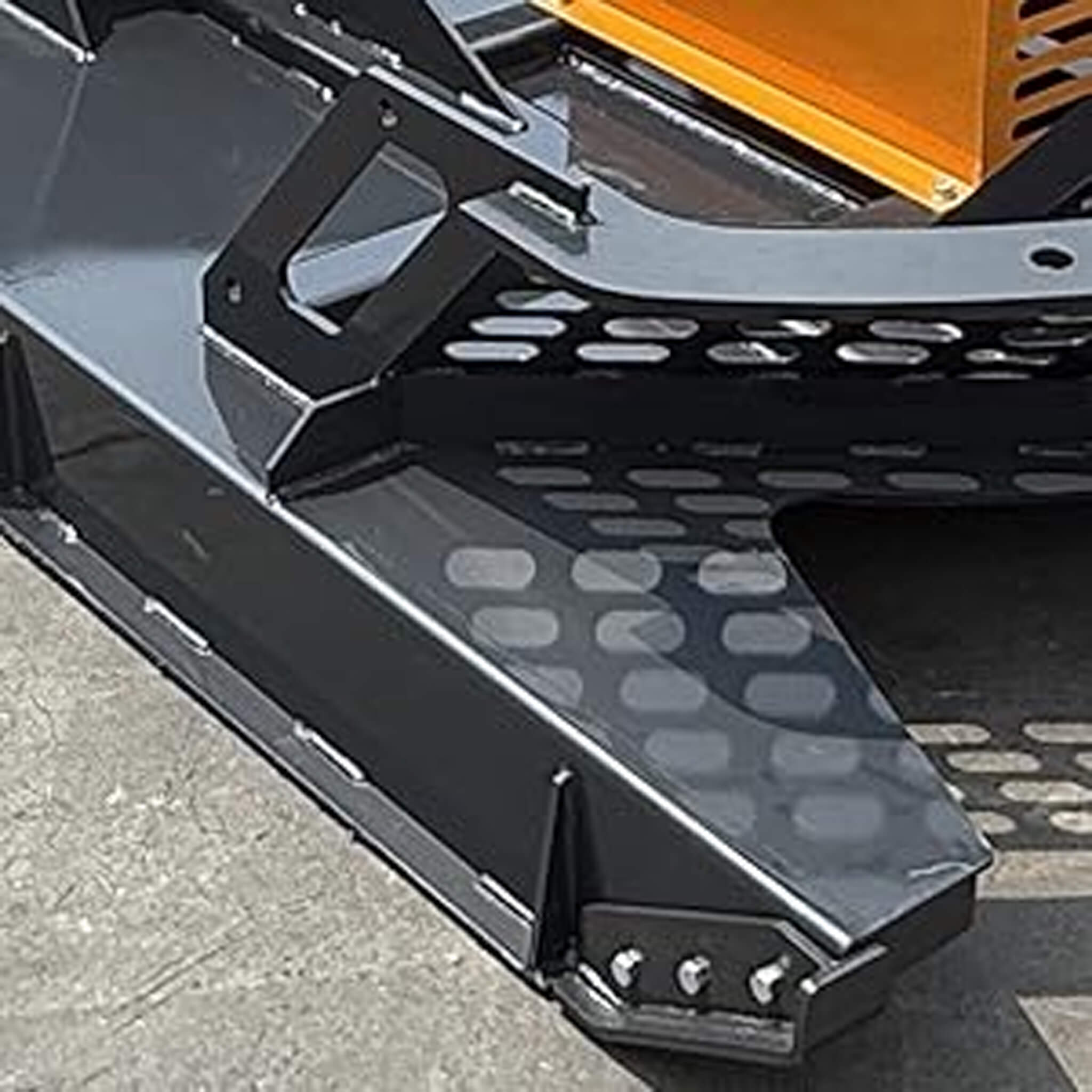 Heavy-Duty 66-Inch Open Front Deck Skid Steer Brush Cutter Attachment With 3 Steel Blades (SAK53108) – SAKSBY WHOLESALE, view