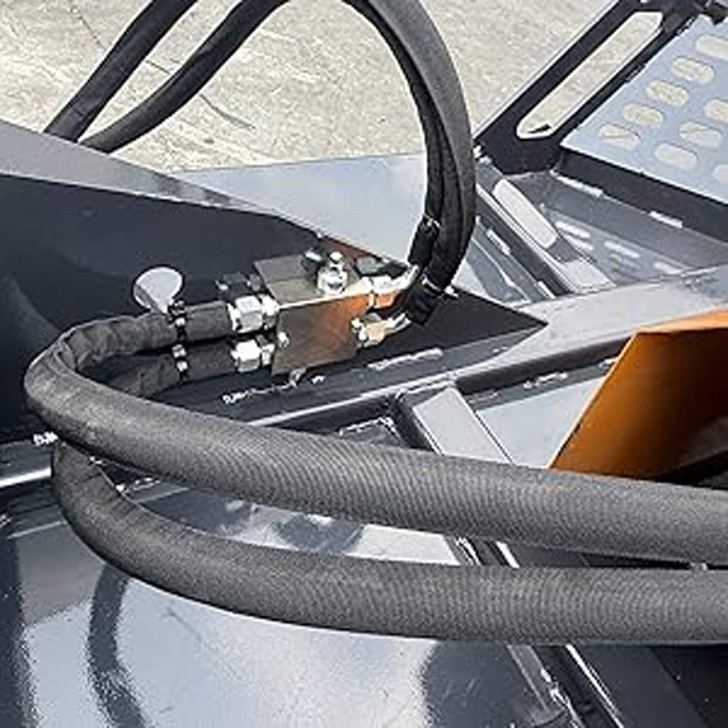 Heavy-Duty 66-Inch Open Front Deck Skid Steer Brush Cutter Attachment With 3 Steel Blades (SAK53108) – SAKSBY WHOLESALE, view