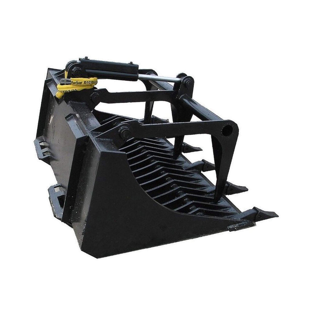 Heavy-Duty 66-Inch Rock Grapple Bucket Tractor Attachment With Tongs (SAK41697) – SAKSBY WHOLESALE, view 5