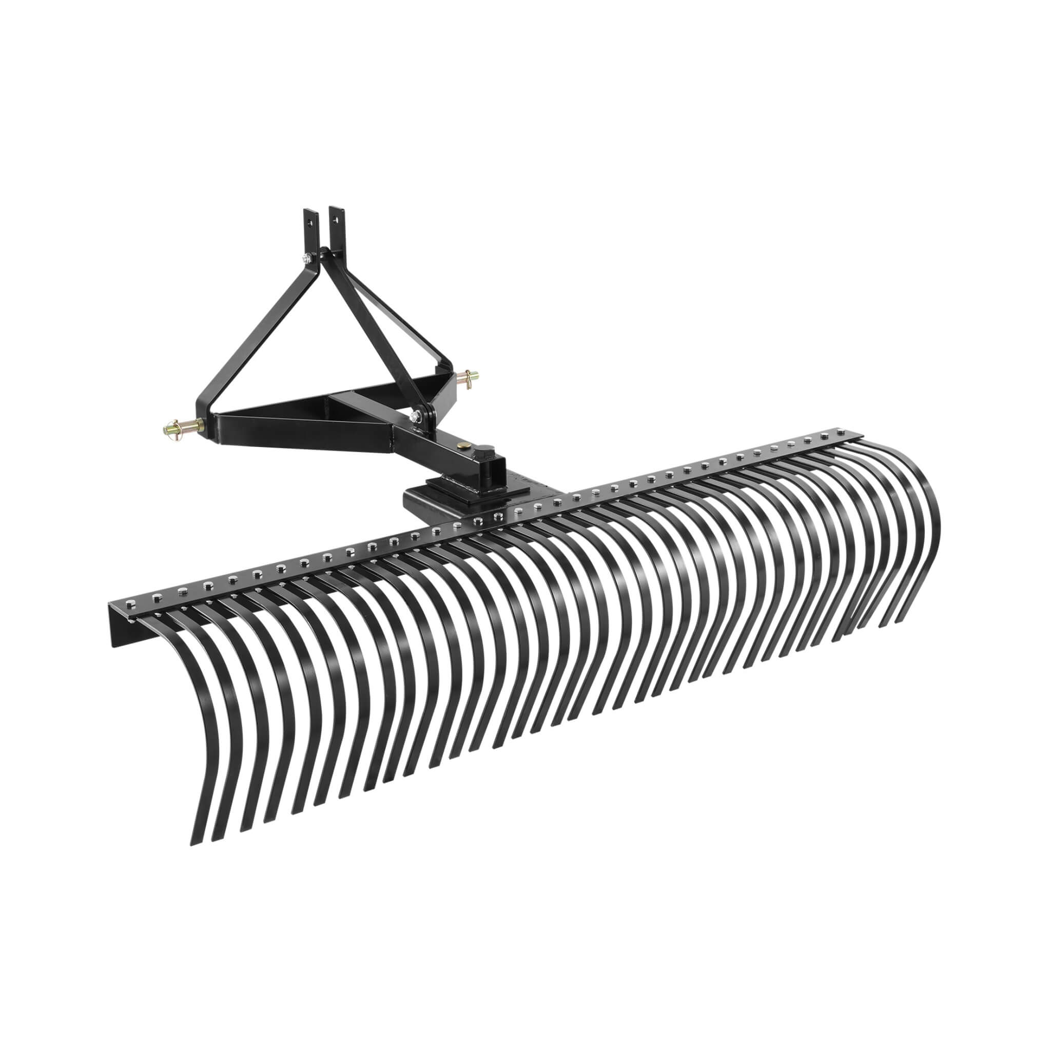 Heavy-Duty 72-Inch 3-Point Tow Behind Tractor Dethatcher Attachment With Steel Tines (SAK79426) – SAKSBY WHOLESALE, view 10