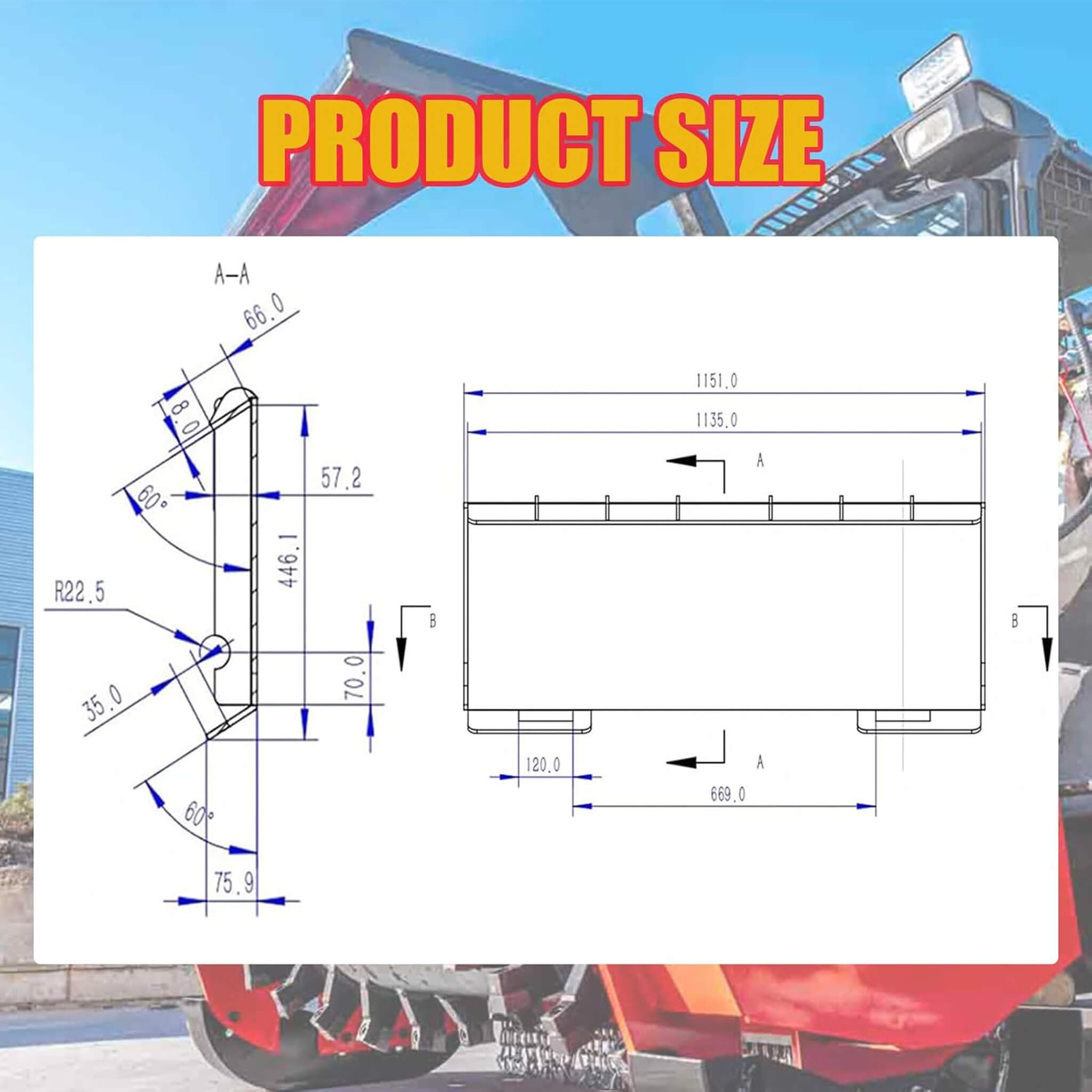 Heavy-Duty 72-Inch Hydraulic Forestry Mulcher Skid Steer Loader Attachment (SAK39168) – SAKSBY WHOLESALE, view 12