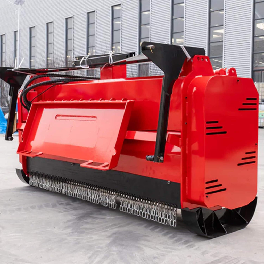 Heavy-Duty 72-Inch Hydraulic Forestry Mulcher Skid Steer Loader Attachment (SAK39168) – SAKSBY WHOLESALE, view 6