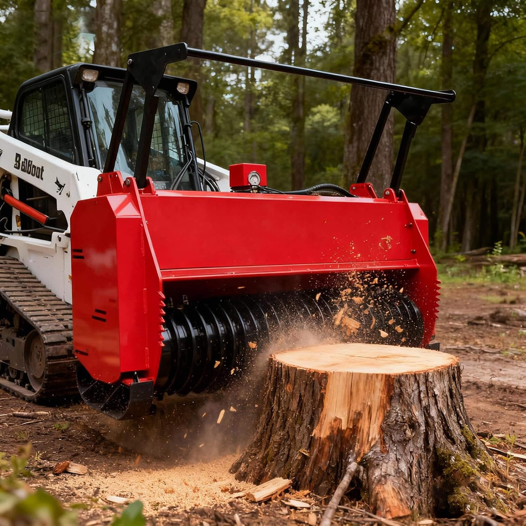 Heavy-Duty 72-Inch Hydraulic Forestry Mulcher Skid Steer Loader Attachment (SAK39168) – SAKSBY WHOLESALE, view 7