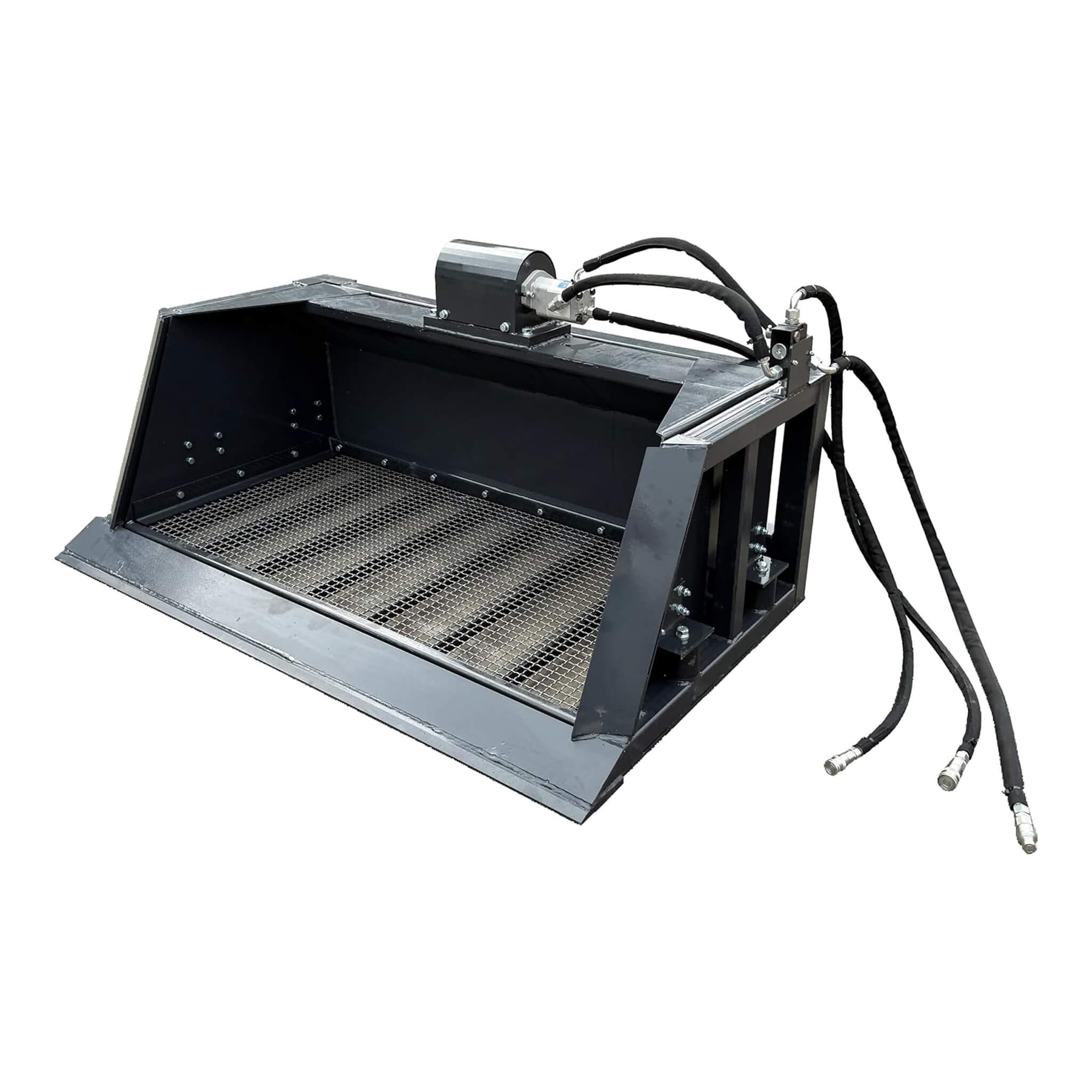 Heavy-Duty 72-Inch Hydraulic Screening Bucket Skid Steer Attachment (SAK14786) – SAKSBY WHOLESALE, view 8