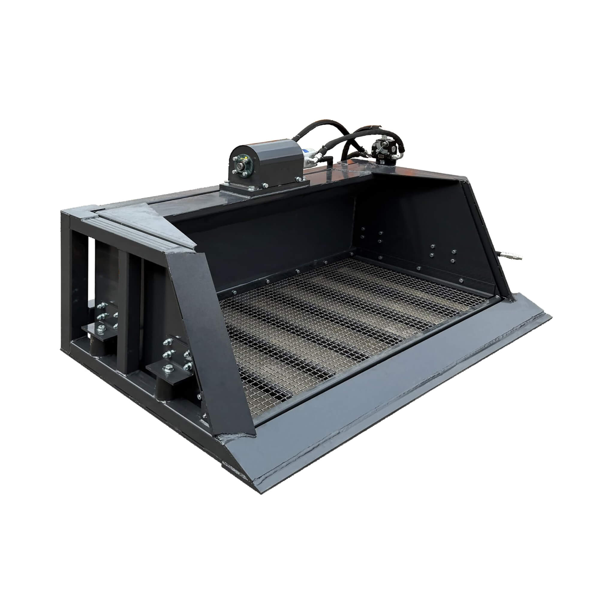 Heavy-Duty 72-Inch Hydraulic Screening Bucket Skid Steer Attachment (SAK14786) – SAKSBY WHOLESALE, view 6