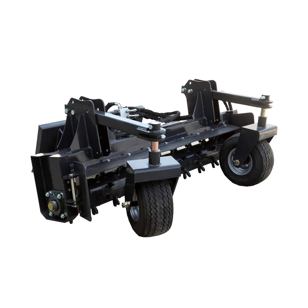 Heavy-Duty 72-Inch Industrial Soil Power Rake Skid Steer Attachment (SAK63905) – SAKSBY WHOLESALE