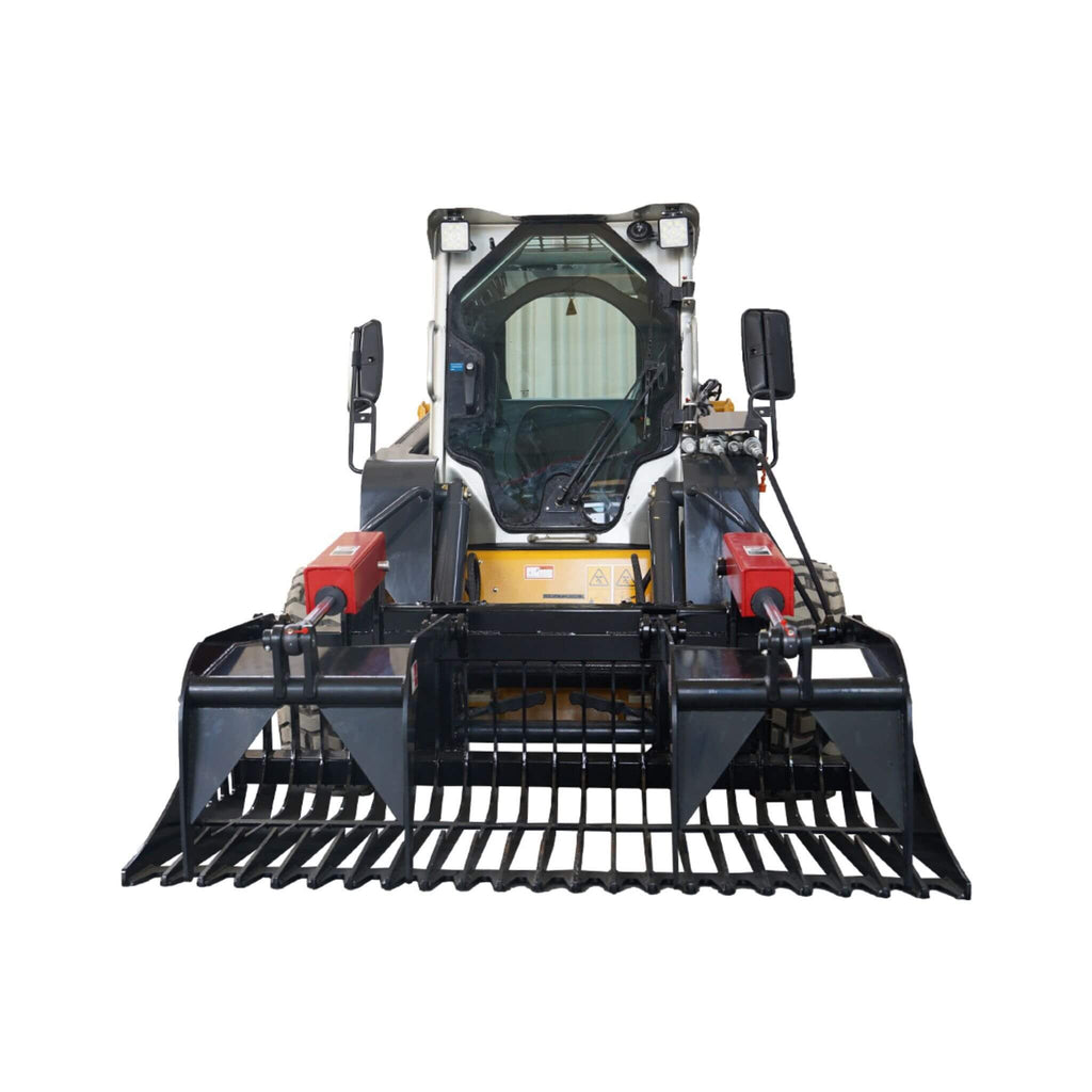 Heavy-Duty 72-Inch Rock Grapple Bucket Skid Steer Attachment With Quick Attach (SAK85019) – SAKSBY WHOLESALE, view 6