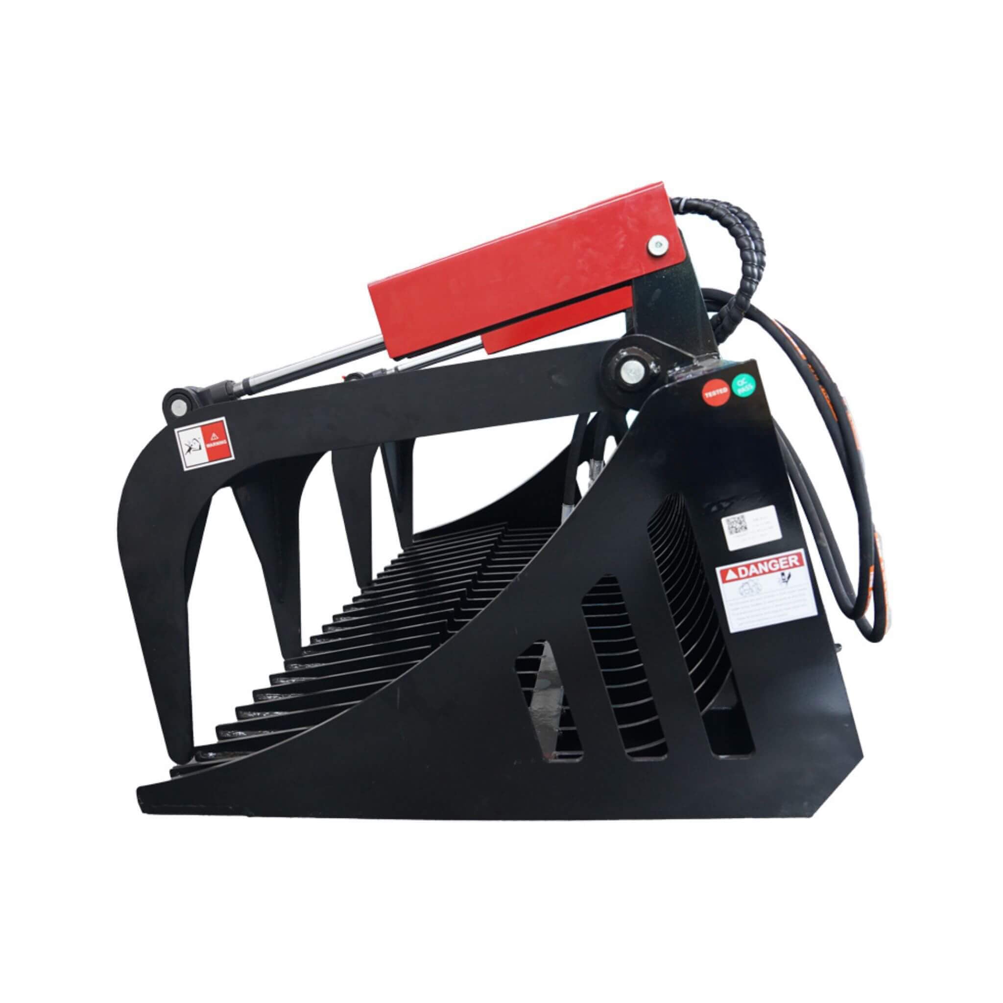 Heavy-Duty 72-Inch Rock Grapple Bucket Skid Steer Attachment With Quick Attach (SAK85019) – SAKSBY WHOLESALE, view 7