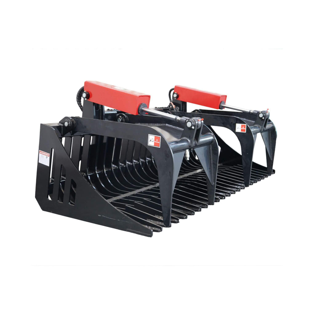 Heavy-Duty 72-Inch Rock Grapple Bucket Skid Steer Attachment With Quick Attach (SAK85019) – SAKSBY WHOLESALE, view 9
