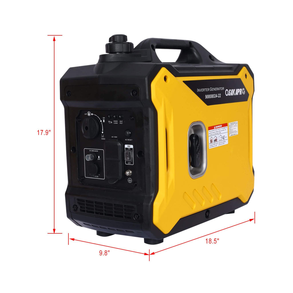 Heavy-Duty 79CC Ultra Quiet 2000W Portable Inverter Gas Generator (SAK75290) – SAKSBY WHOLESALE, view 15
