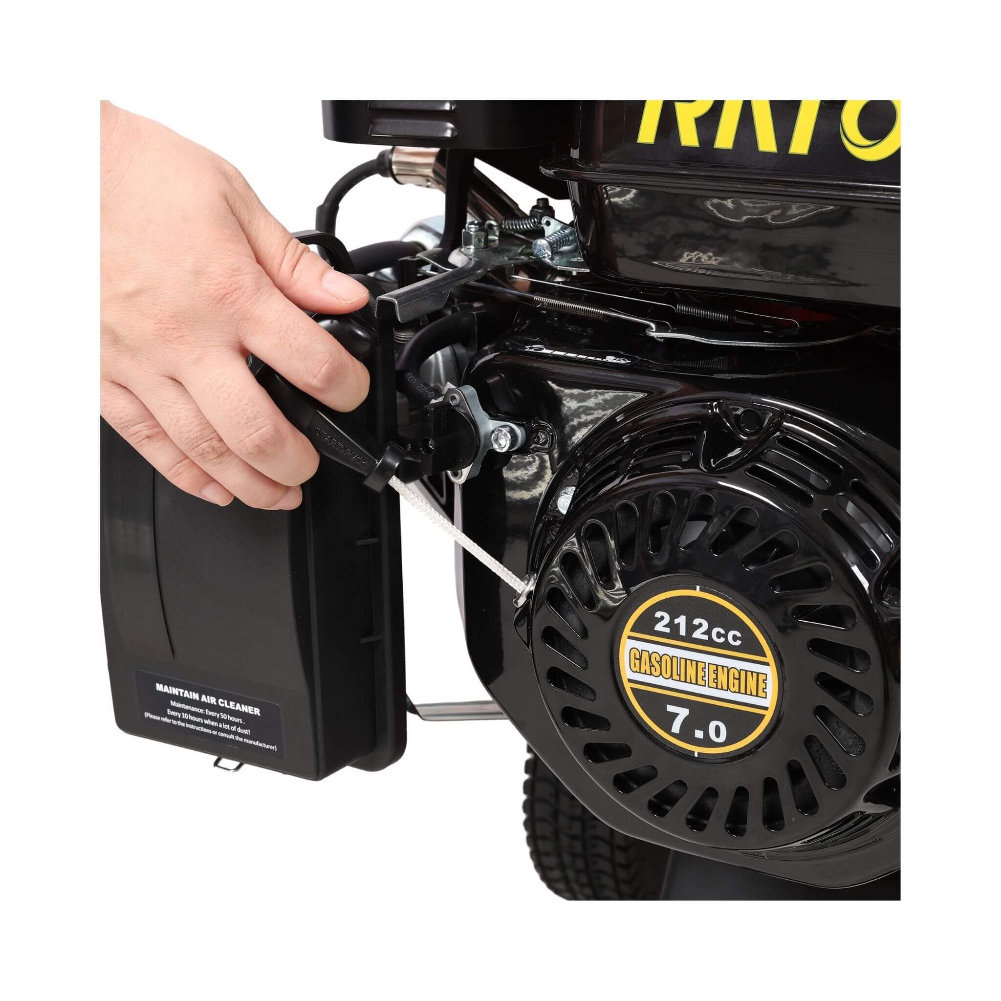Heavy-Duty 7HP 212CC Gas Wood Chipper Shredder Mulcher (SAK59184) – SAKSBY WHOLESALE, view 4