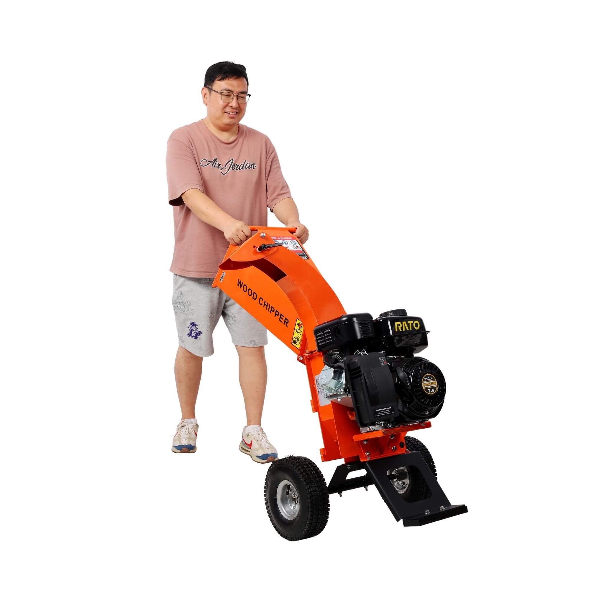 Heavy-Duty 7HP 212CC Gas Wood Chipper Shredder Mulcher (SAK59184) – SAKSBY WHOLESALE, view 14