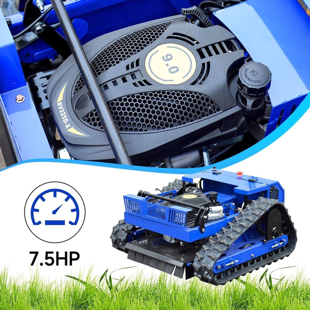 Heavy-Duty 7HP Commercial Remote-Controlled Tracked Gasoline Lawn Mower (SAK94270) – SAKSBY WHOLESALE, view 8
