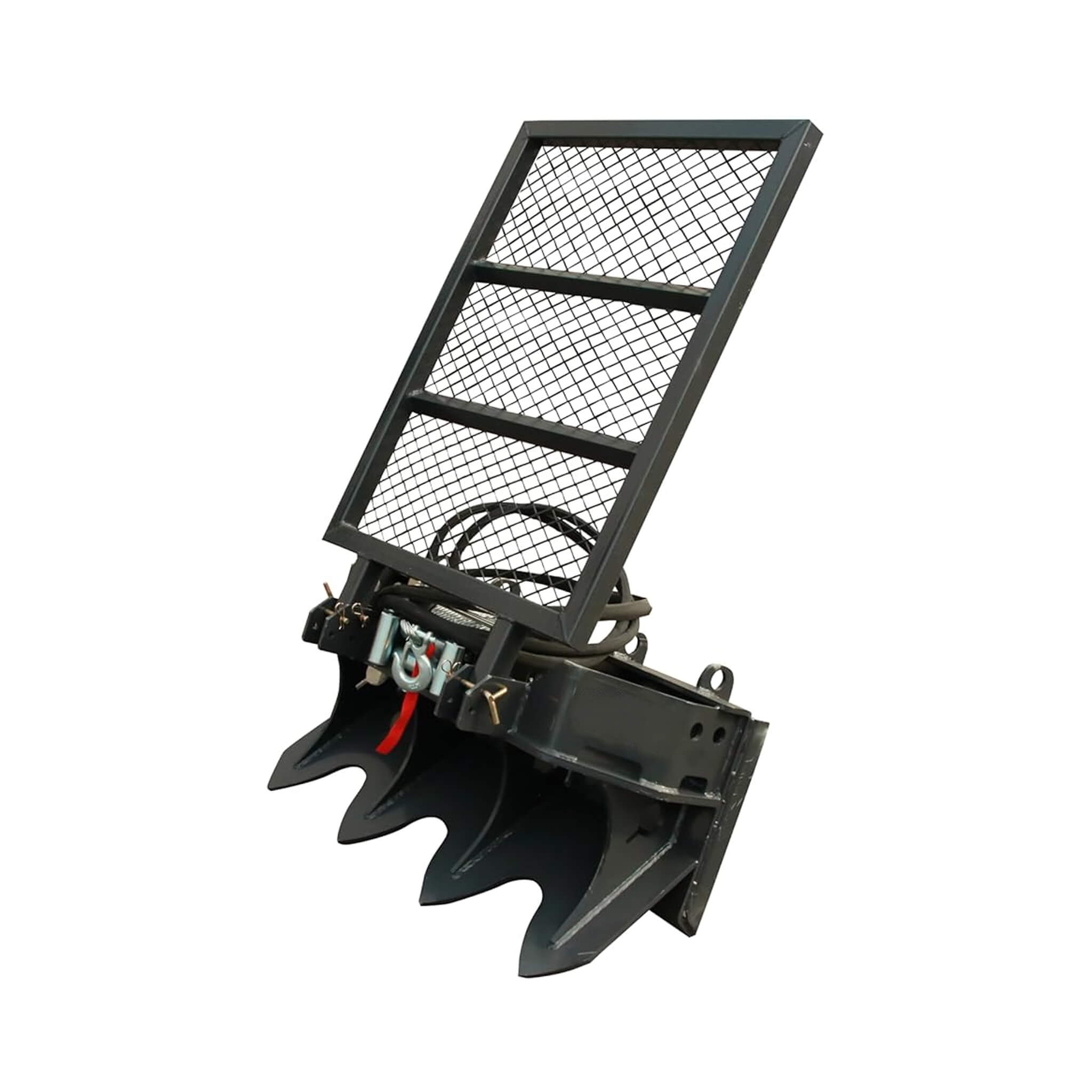 Heavy-Duty 7.5T Forestry Logging Winch Skid Steer Attachment With 100FT Steel Cable (SAK63902) – SAKSBY WHOLESALE, view 6