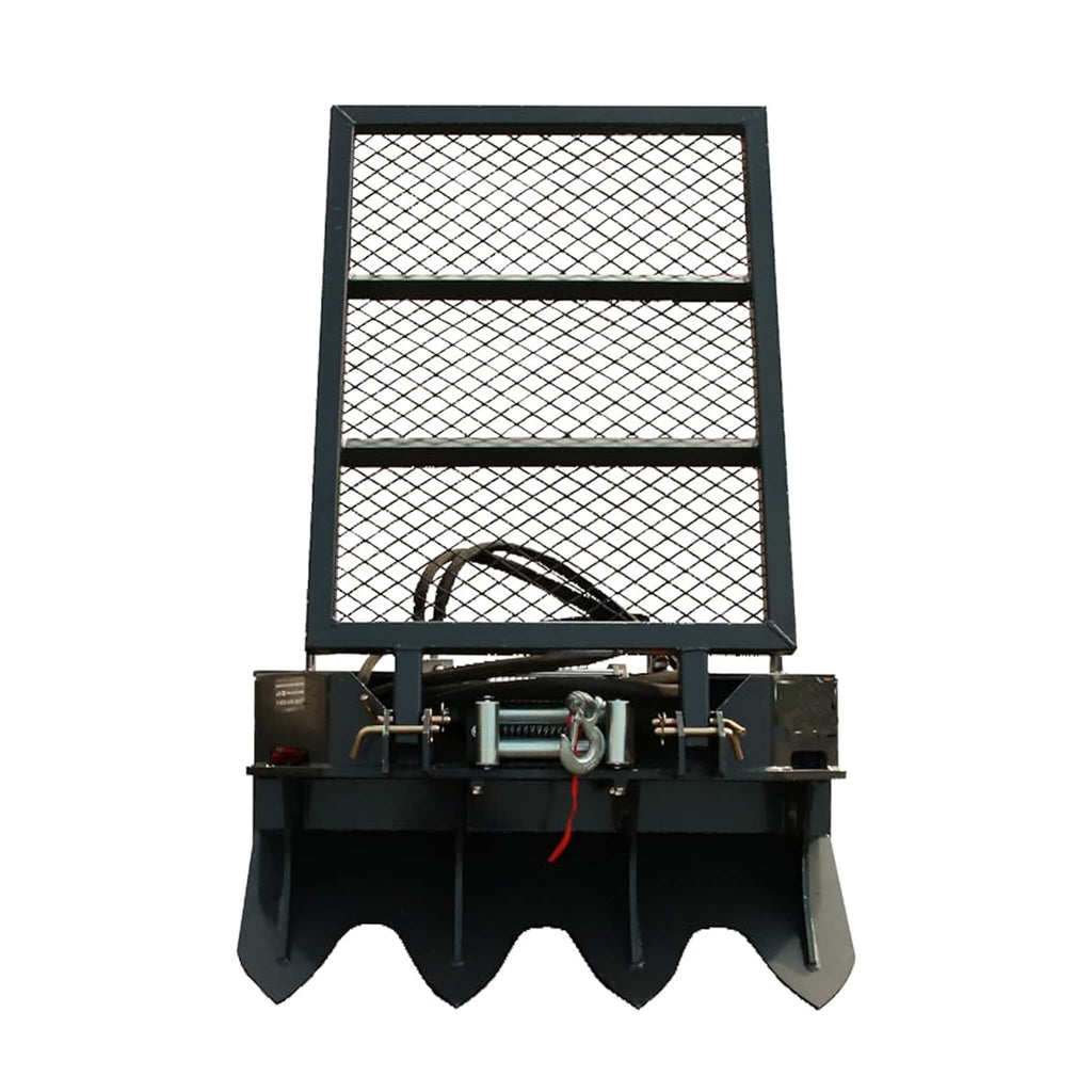 Heavy-Duty 7.5T Forestry Logging Winch Skid Steer Attachment With 100FT Steel Cable (SAK63902) – SAKSBY WHOLESALE