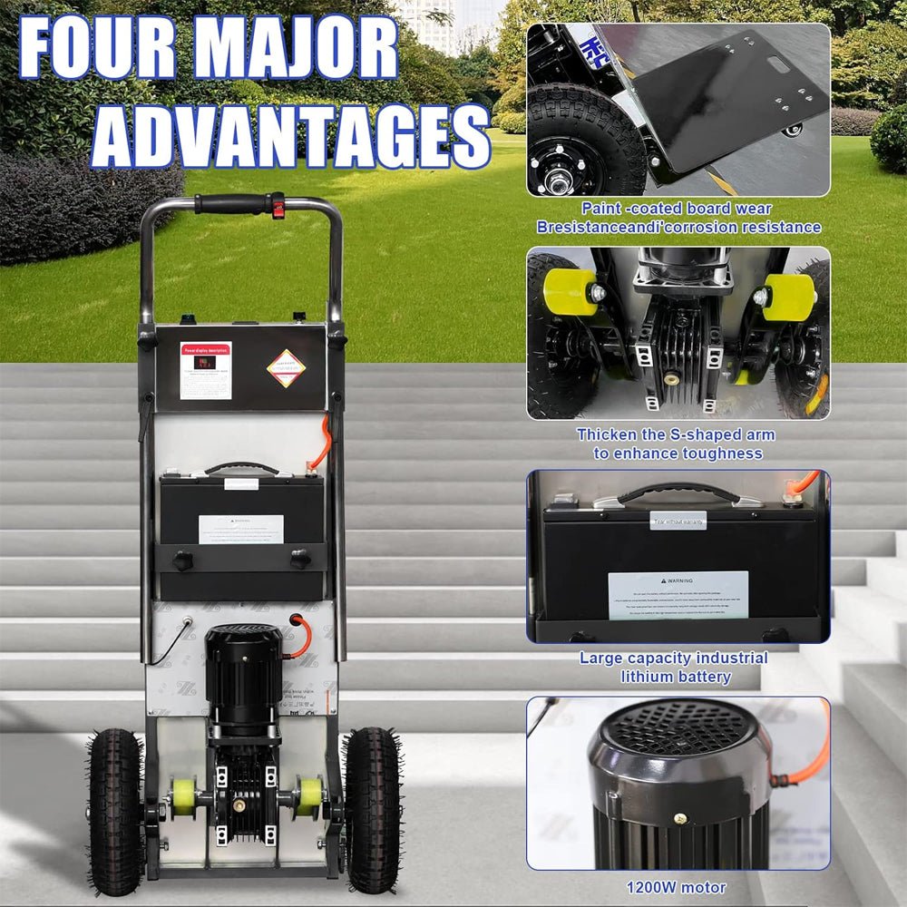 Heavy-Duty 880LBS Electric Motorized Stair Climbing Hand Truck Dolly (SAK72821) – SAKSBY WHOLESALE, view 7