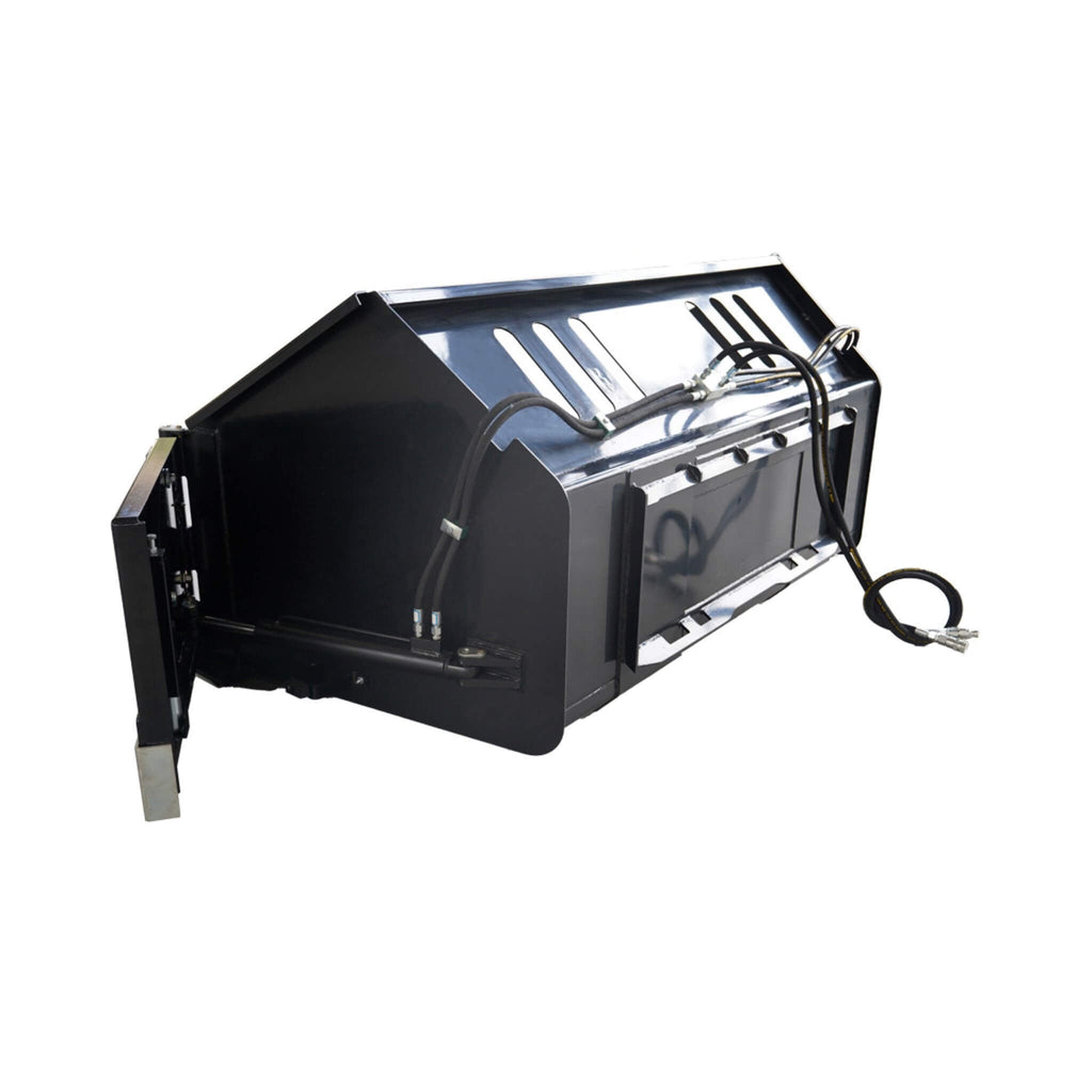 Heavy-Duty 89-Inch Snow Bucket Skid Steer Attachment With Swing Doors (SAK48371) – SAKSBY WHOLESALE, view 6