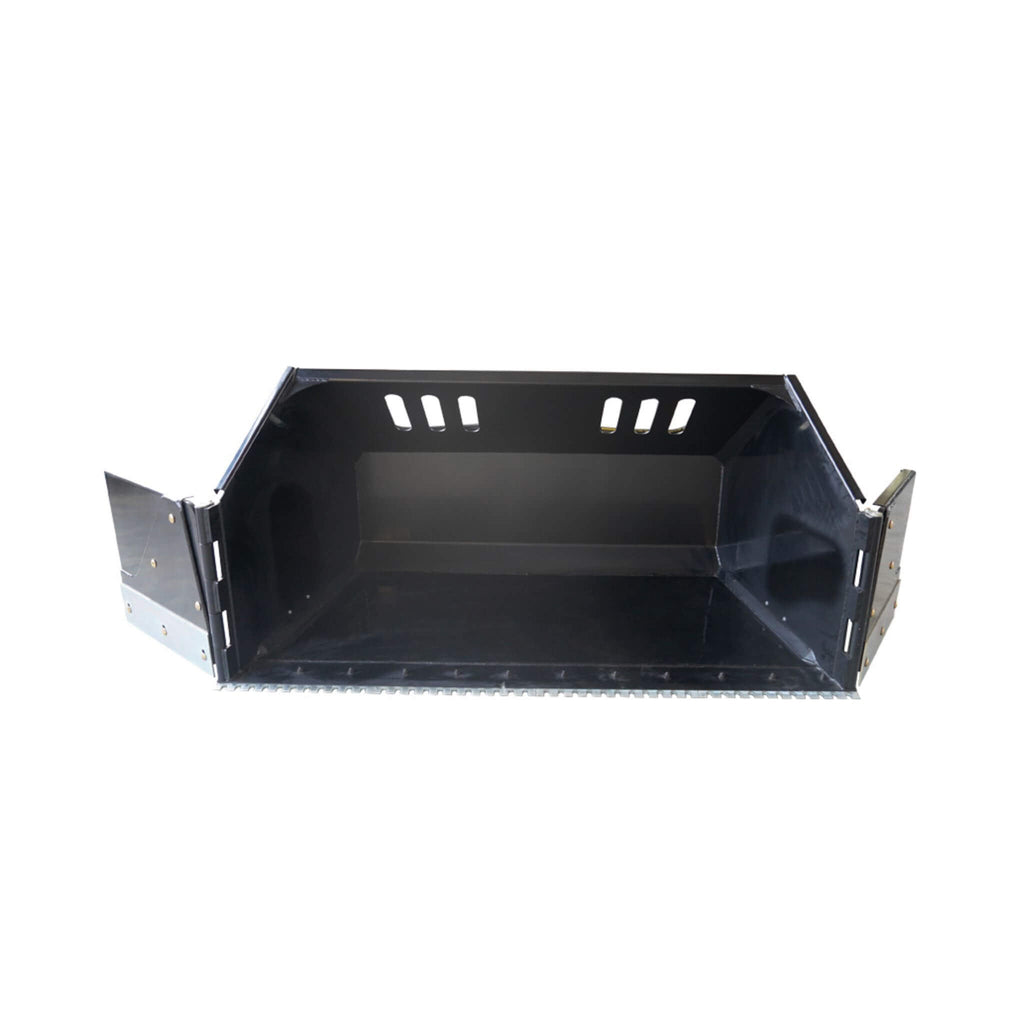 Heavy-Duty 89-Inch Snow Bucket Skid Steer Attachment With Swing Doors (SAK48371) – SAKSBY WHOLESALE