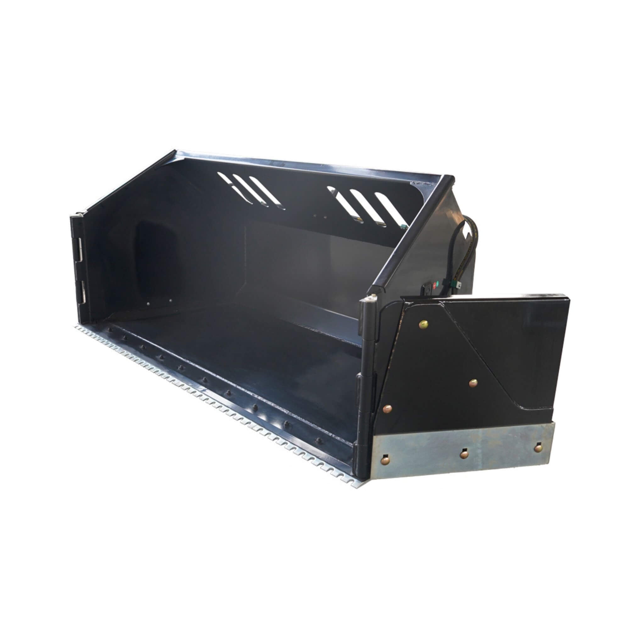 Heavy-Duty 89-Inch Snow Bucket Skid Steer Attachment With Swing Doors (SAK48371) – SAKSBY WHOLESALE, view 3